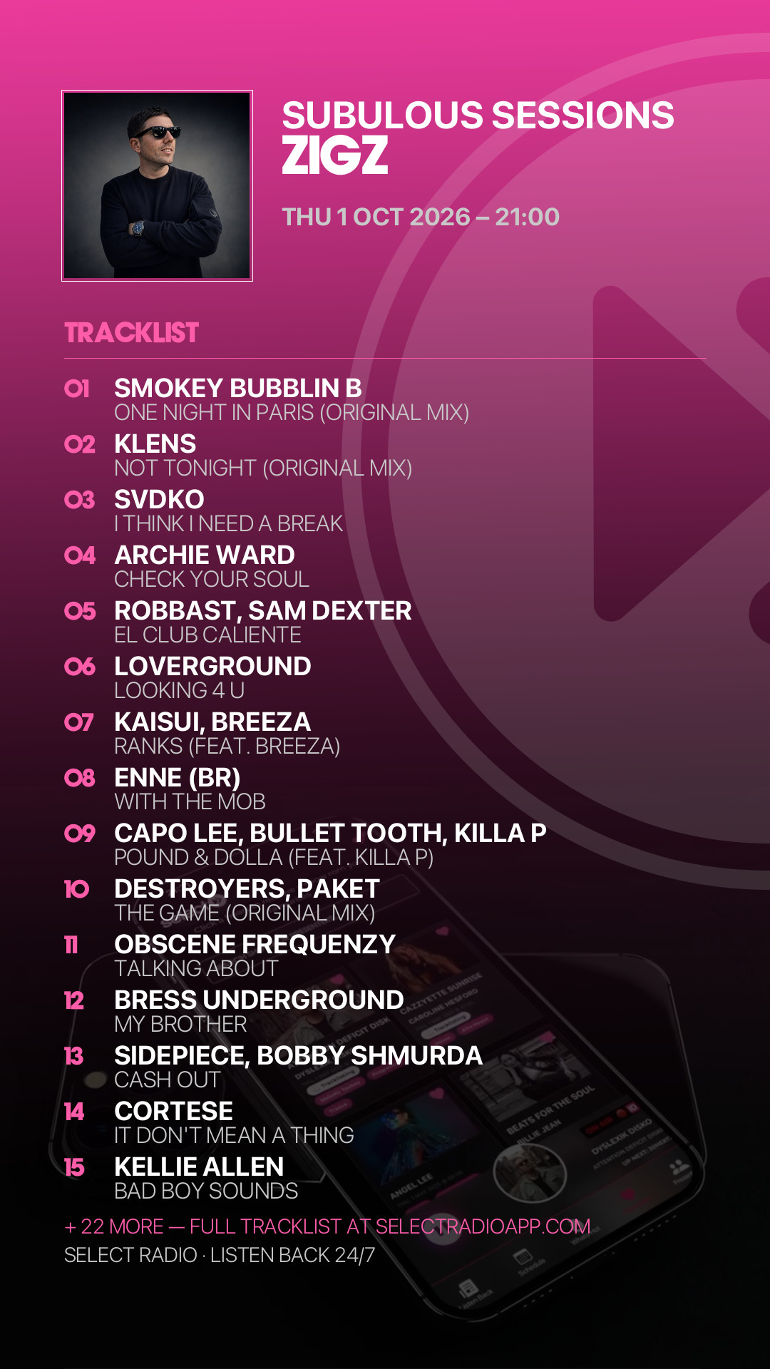 Tracklist Story Preview