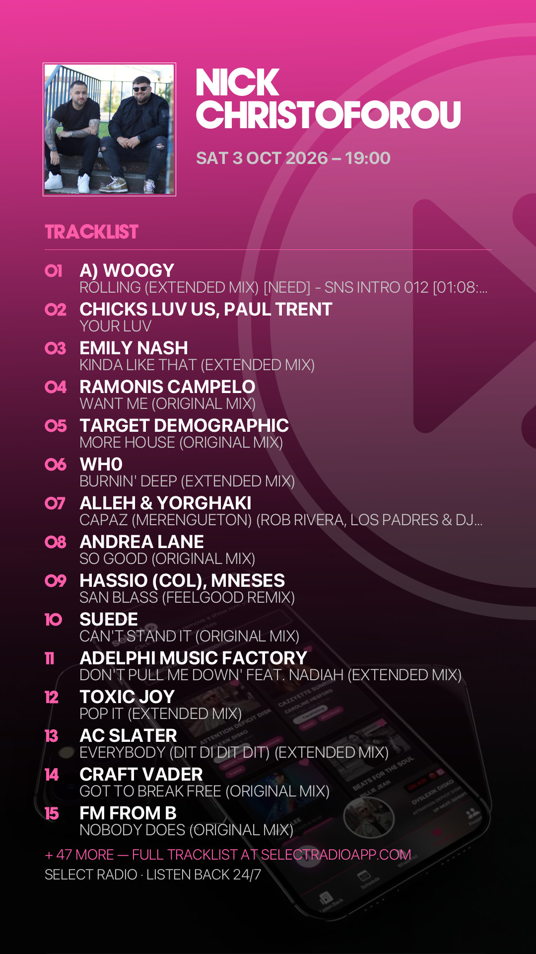 Tracklist Story Preview