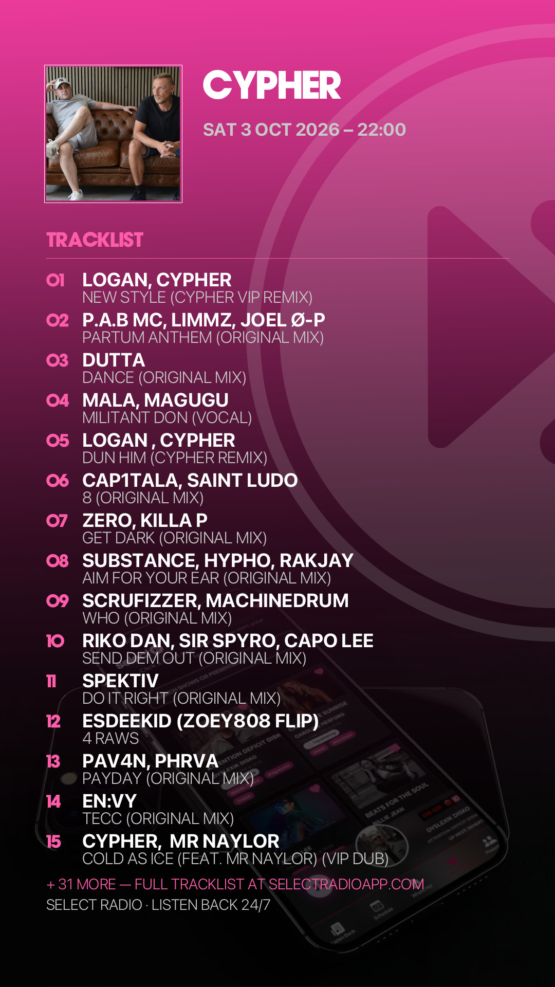 Tracklist Story Preview