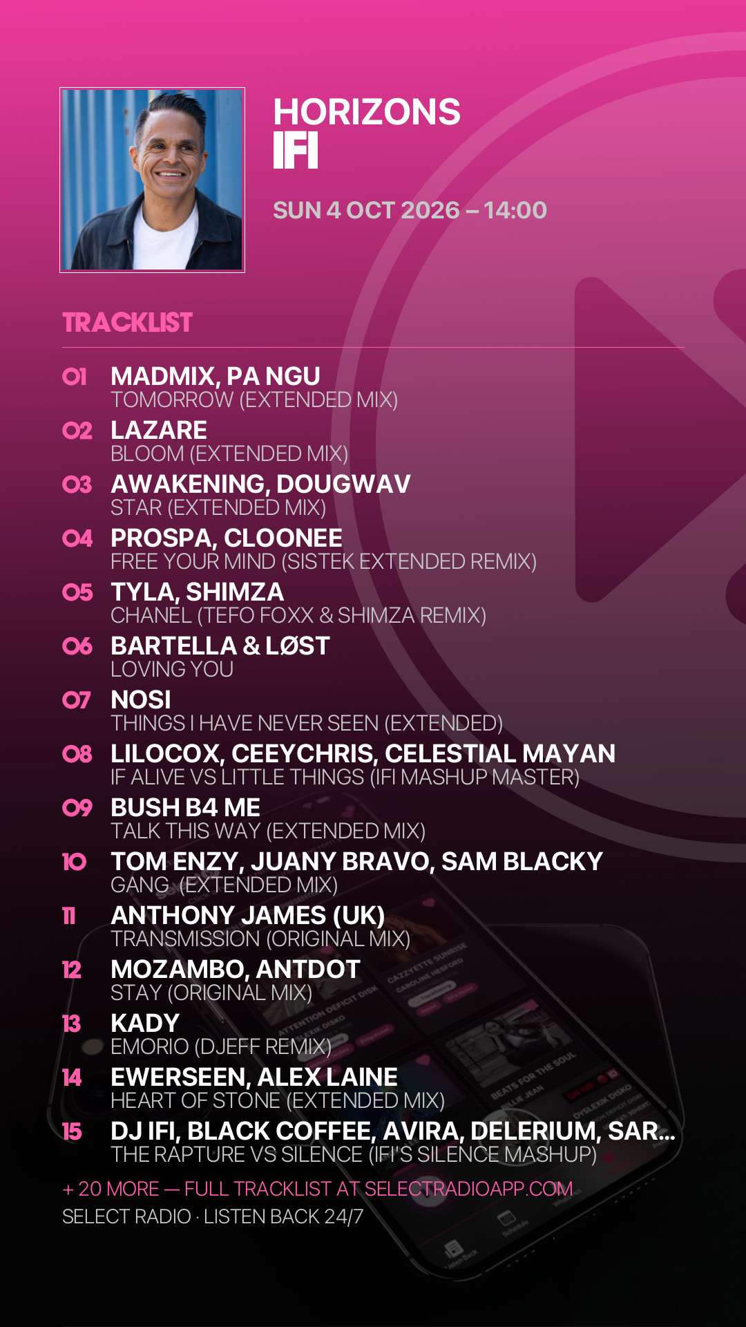 Tracklist Story Preview