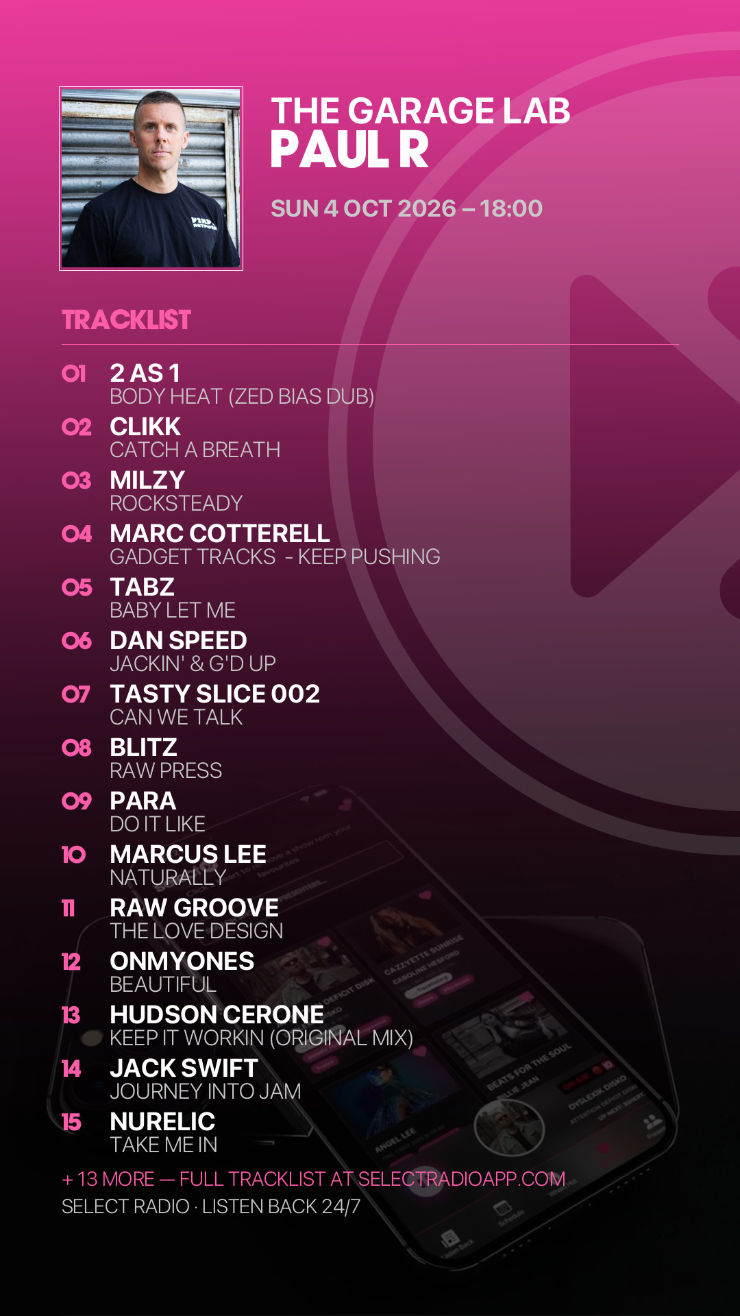 Tracklist Story Preview