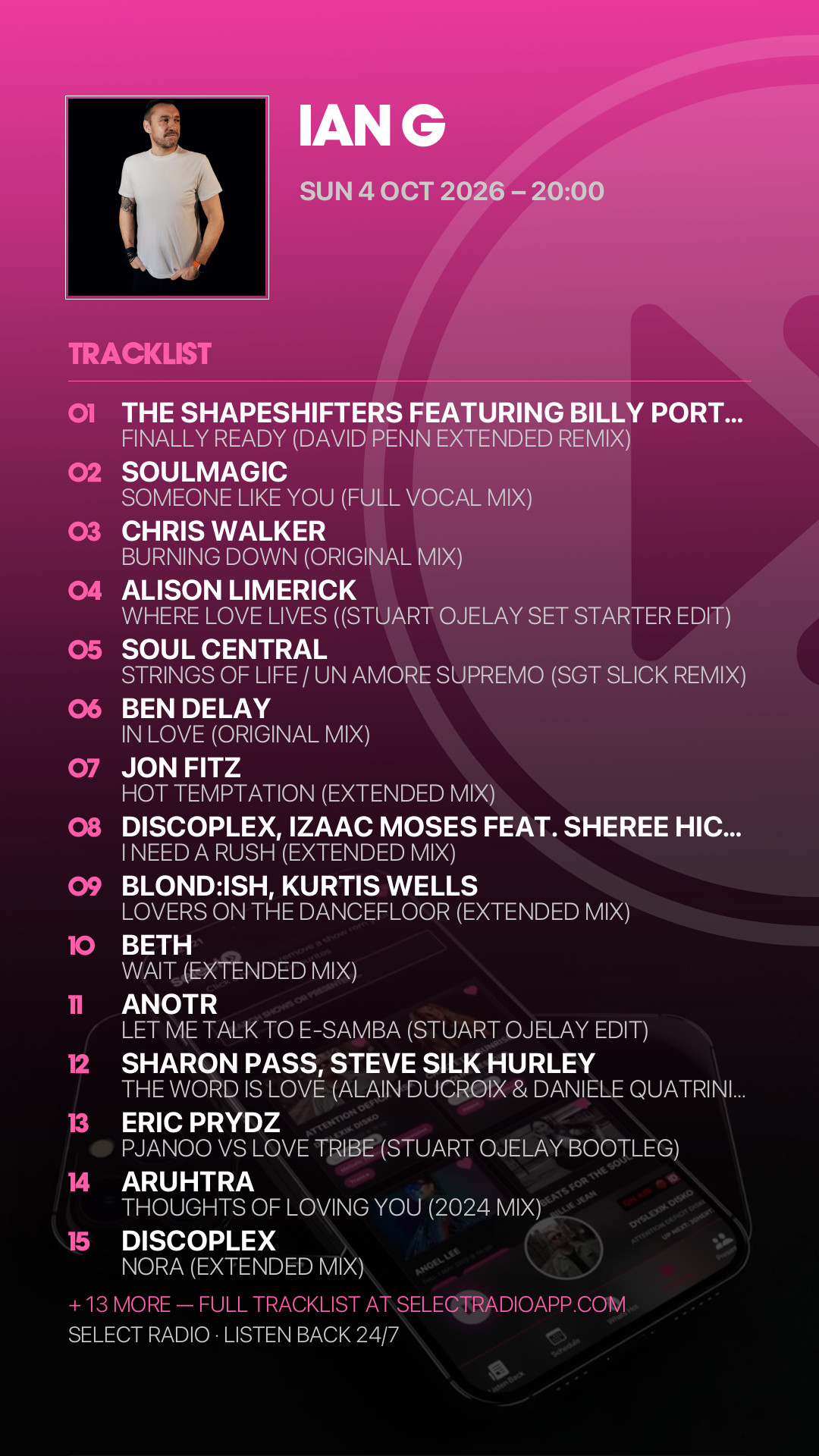 Tracklist Story Preview