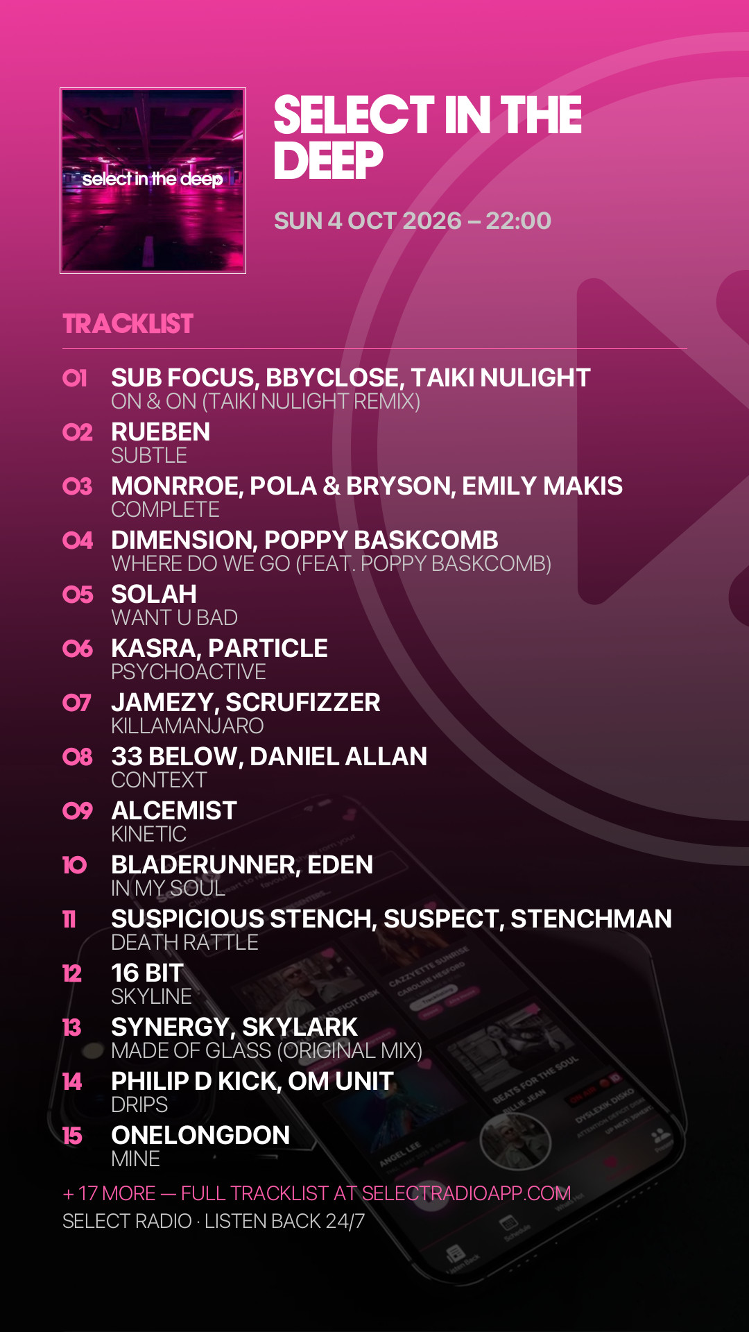 Tracklist Story Preview