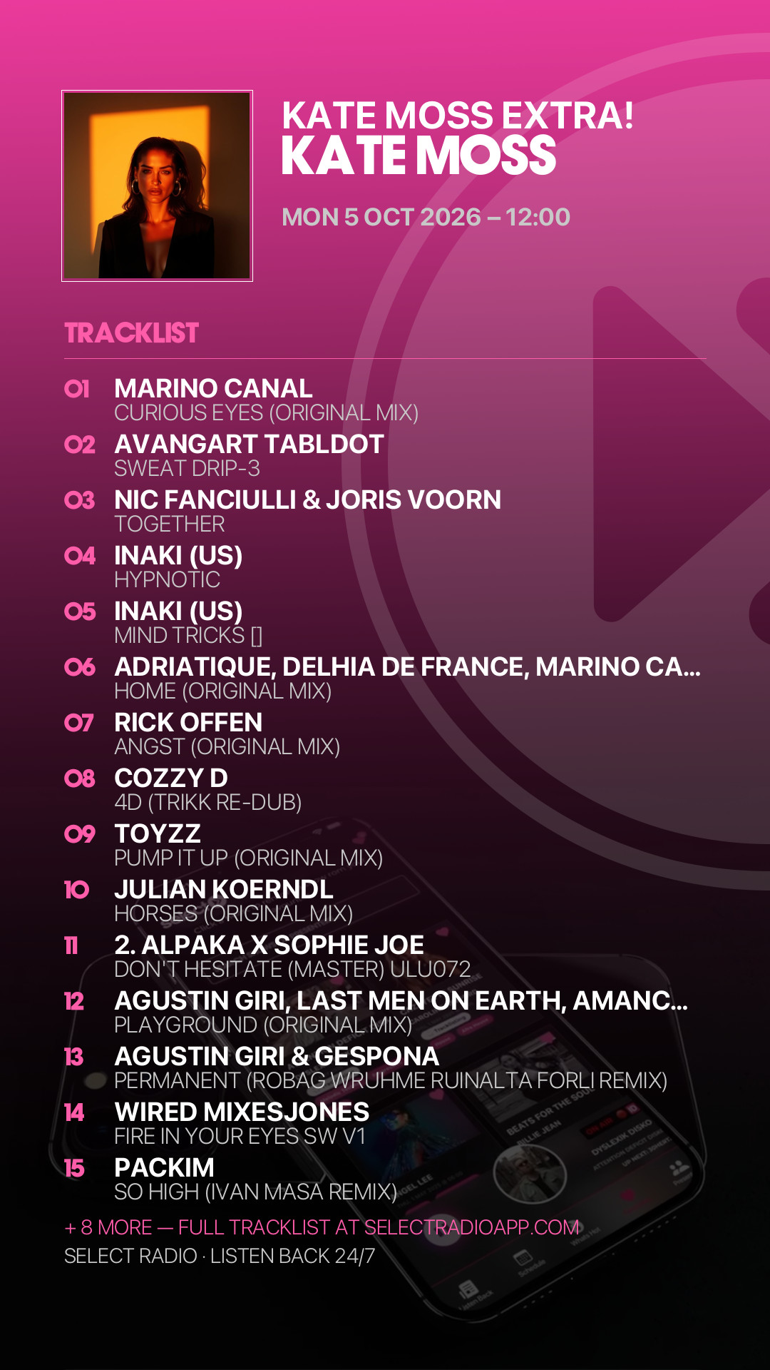 Tracklist Story Preview