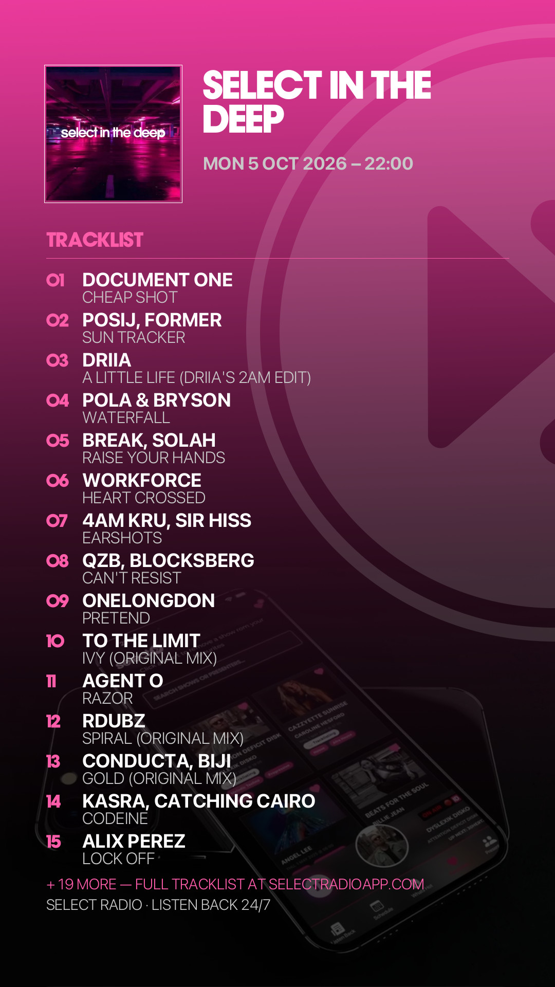 Tracklist Story Preview