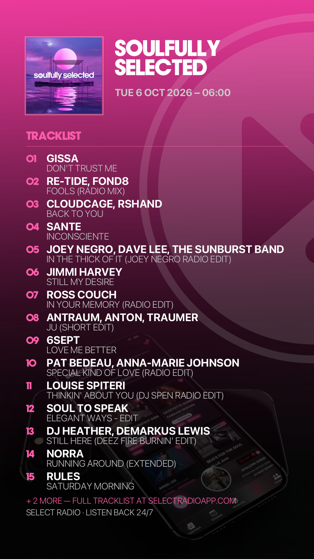 Tracklist Story Preview
