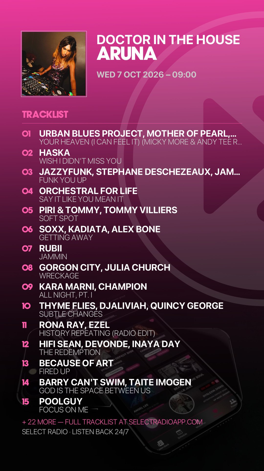 Tracklist Story Preview