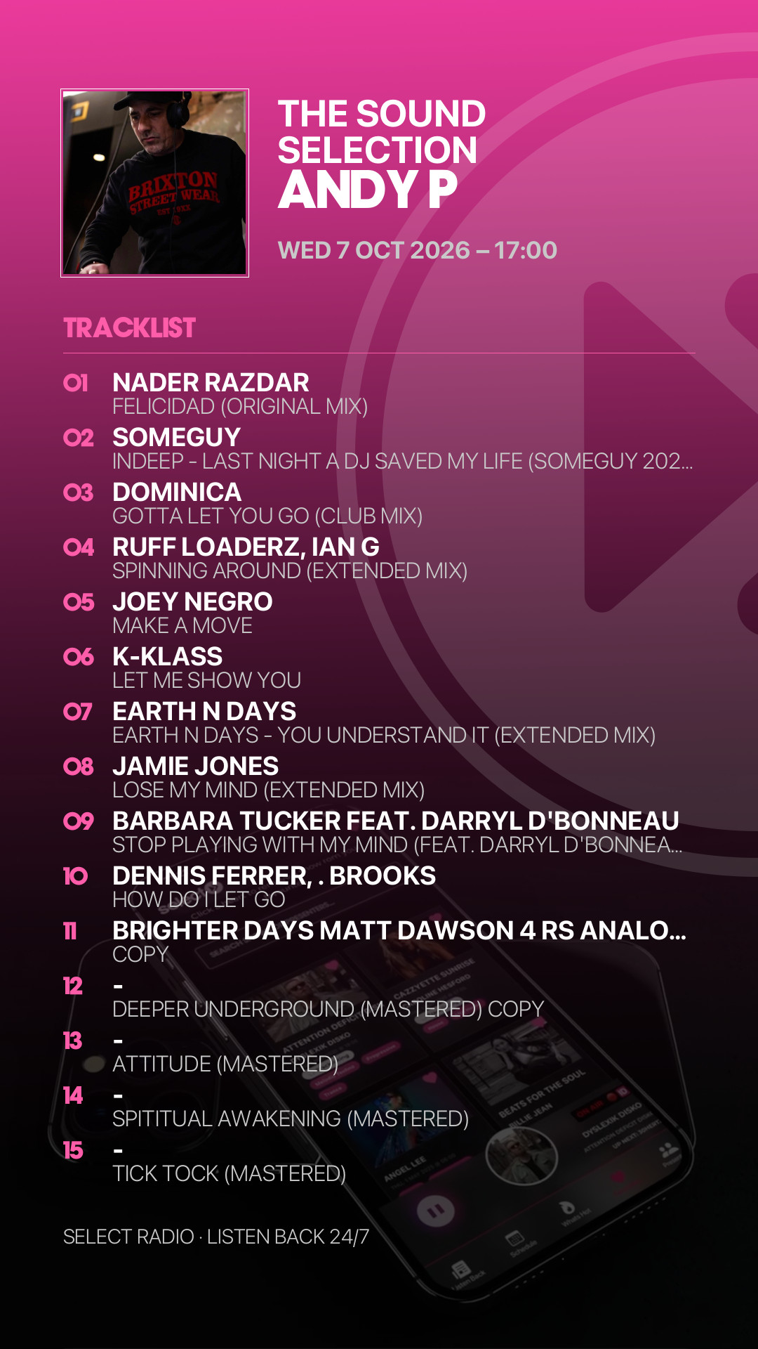 Tracklist Story Preview