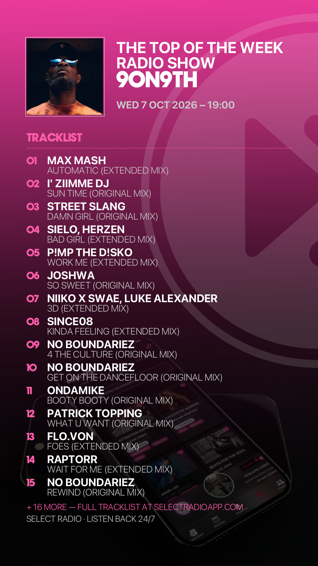 Tracklist Story Preview