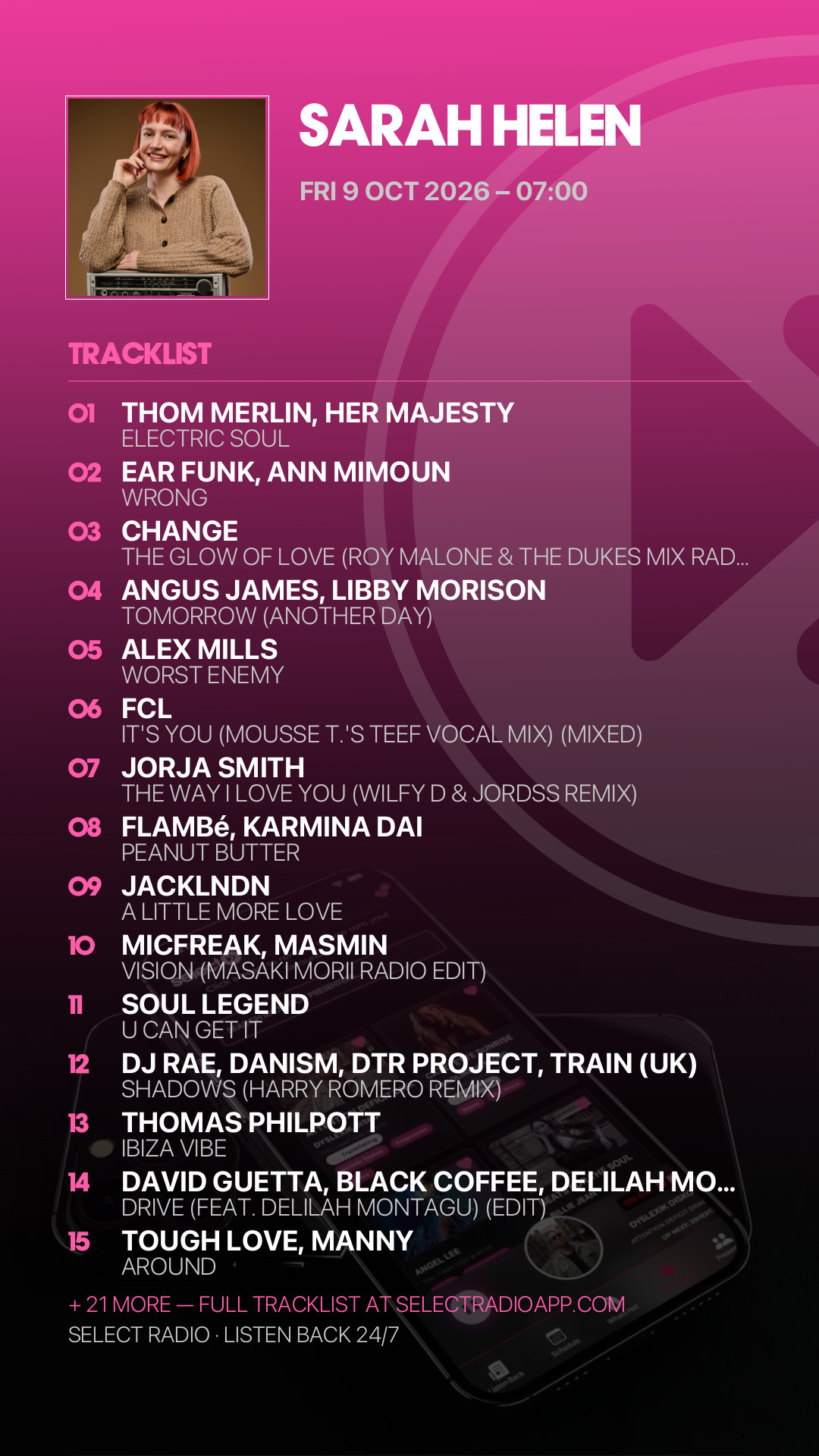 Tracklist Story Preview