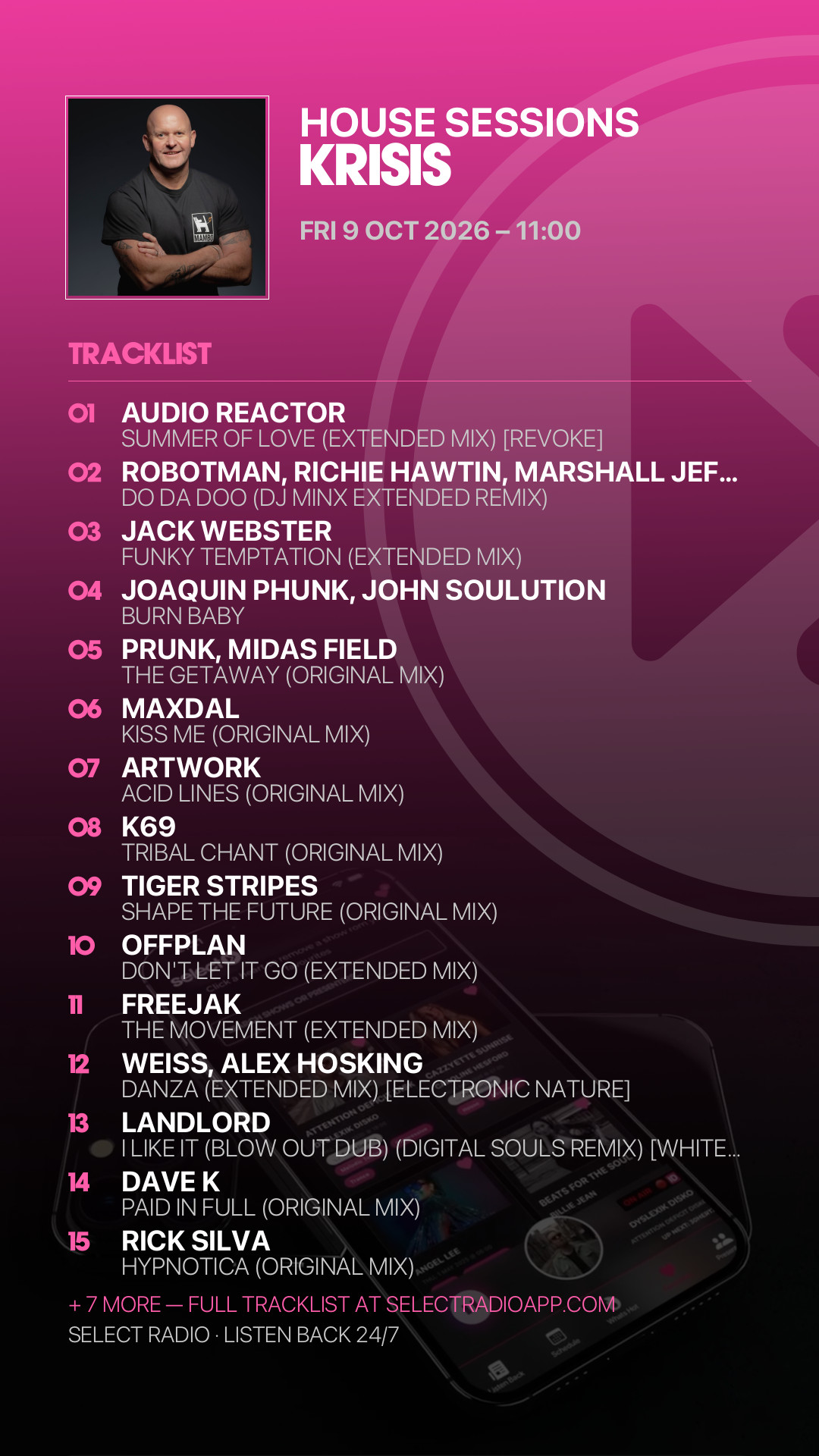 Tracklist Story Preview