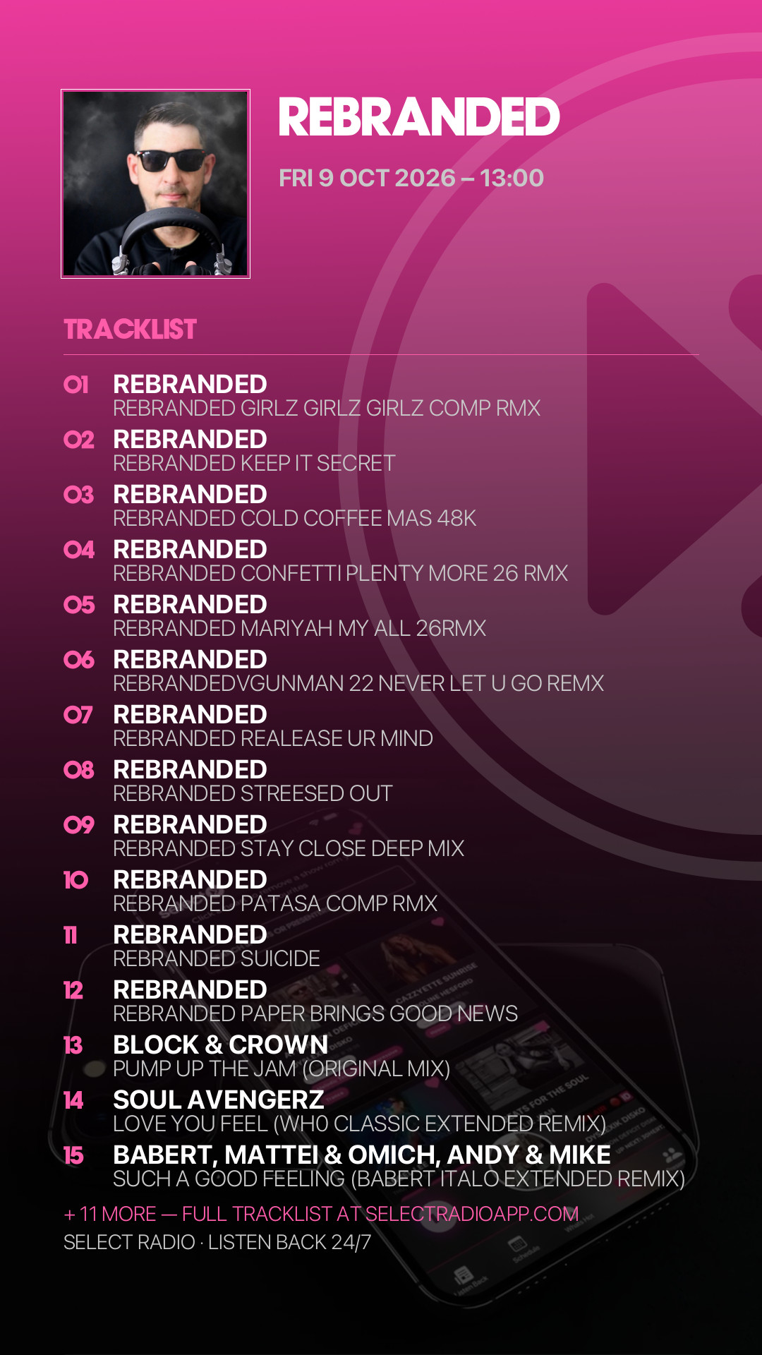Tracklist Story Preview