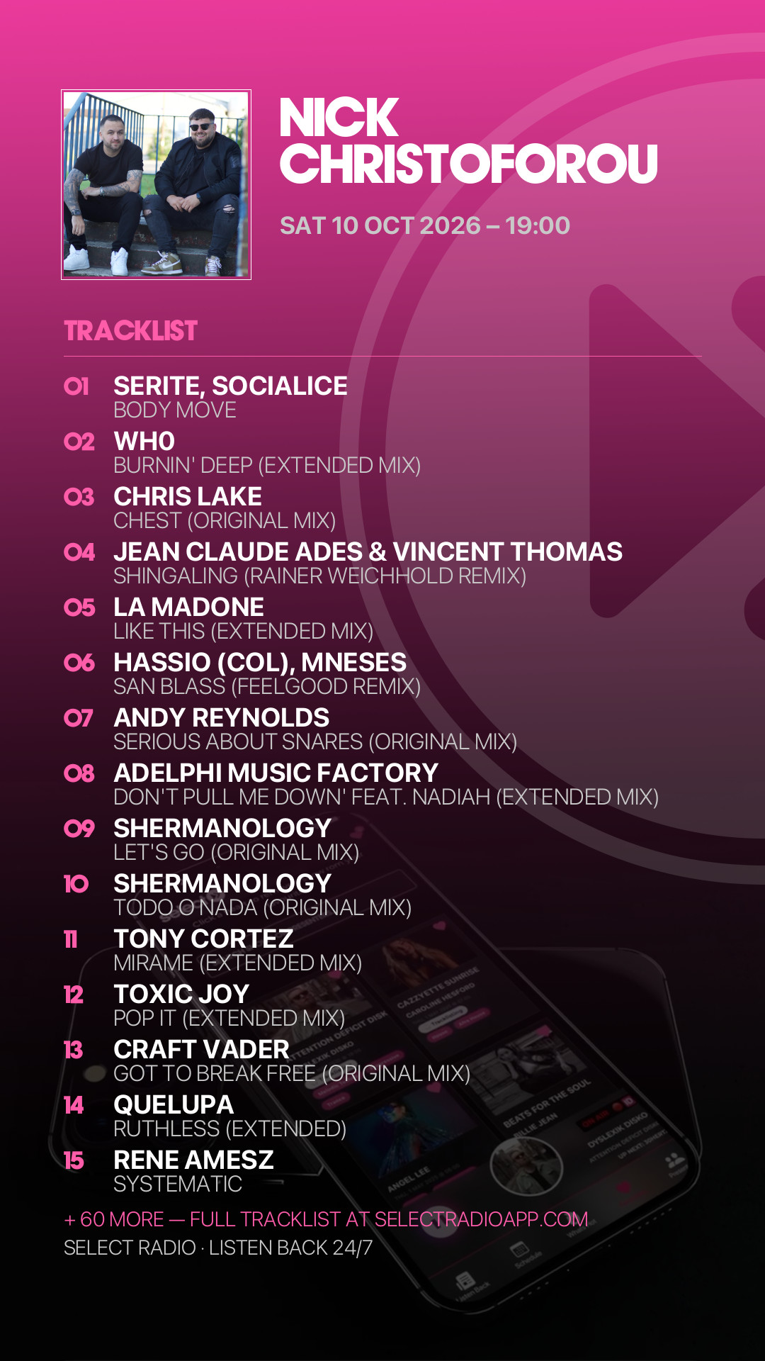 Tracklist Story Preview