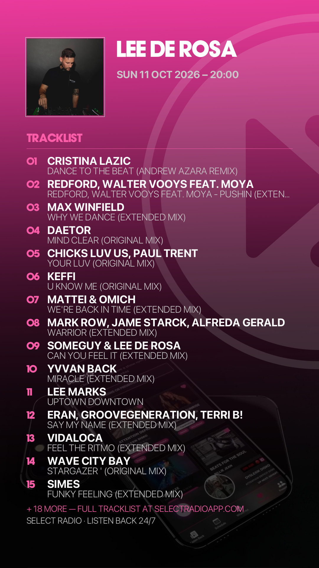 Tracklist Story Preview