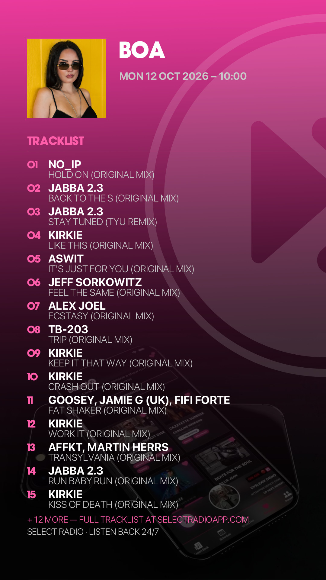Tracklist Story Preview