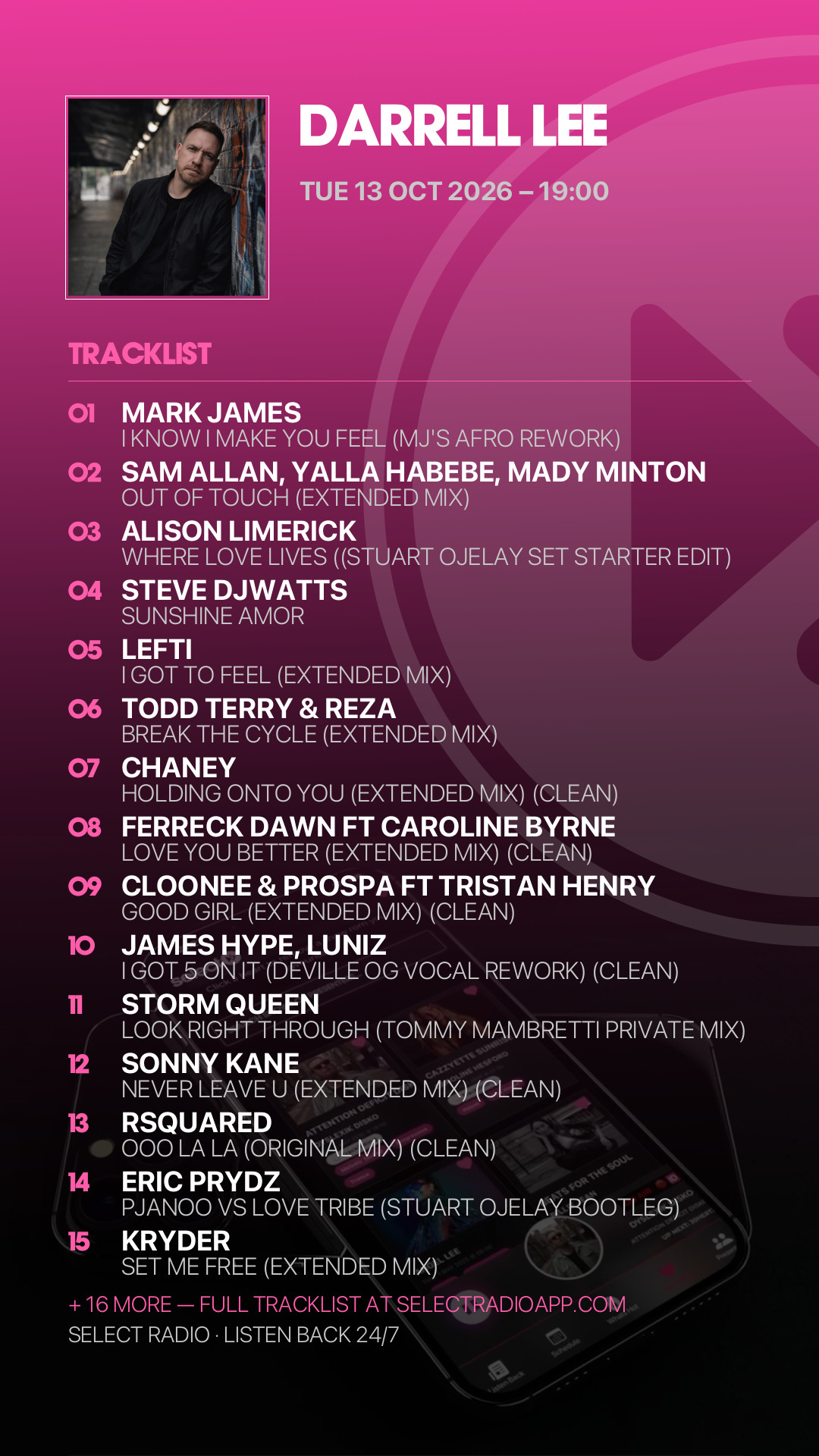 Tracklist Story Preview