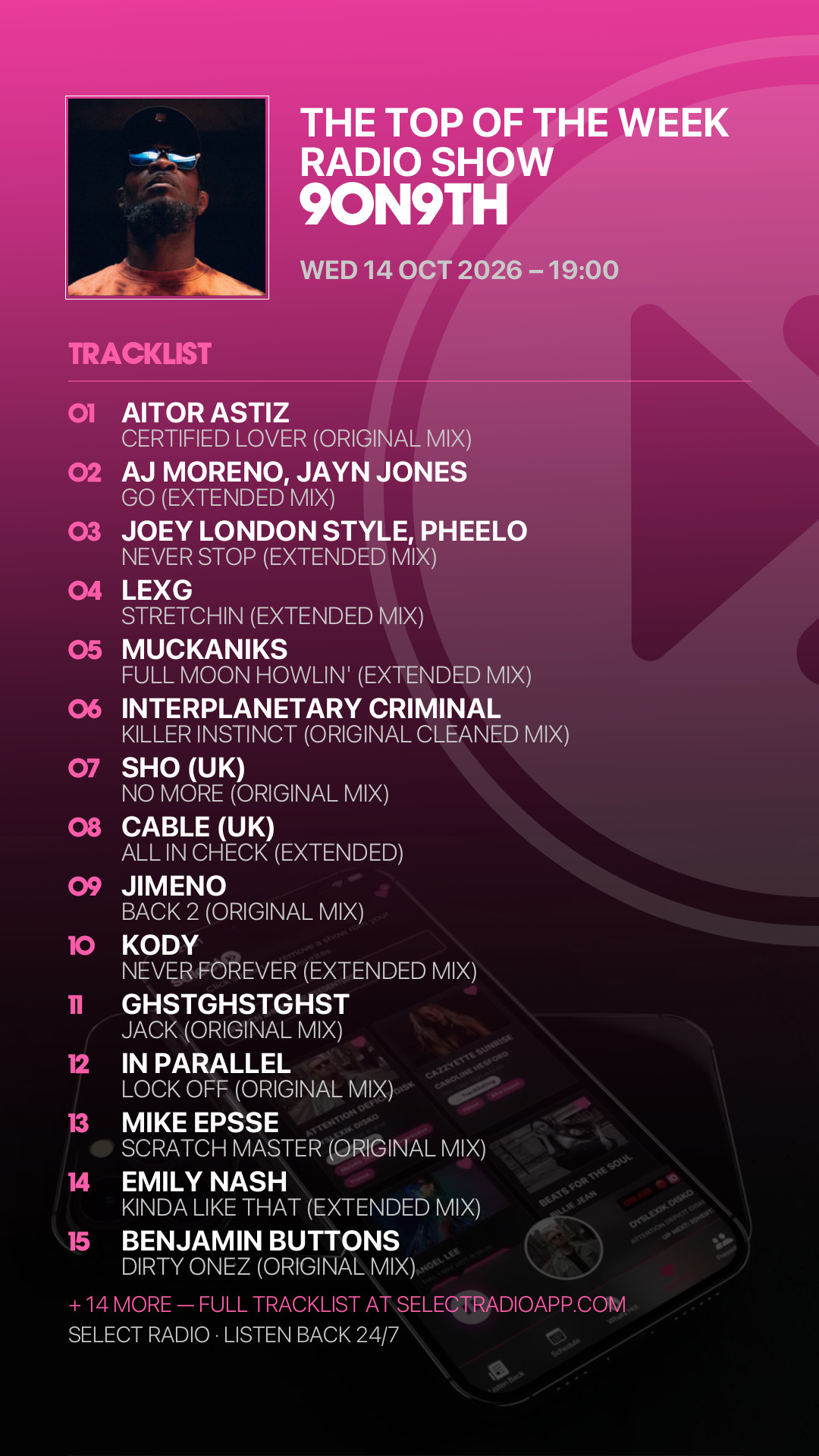 Tracklist Story Preview