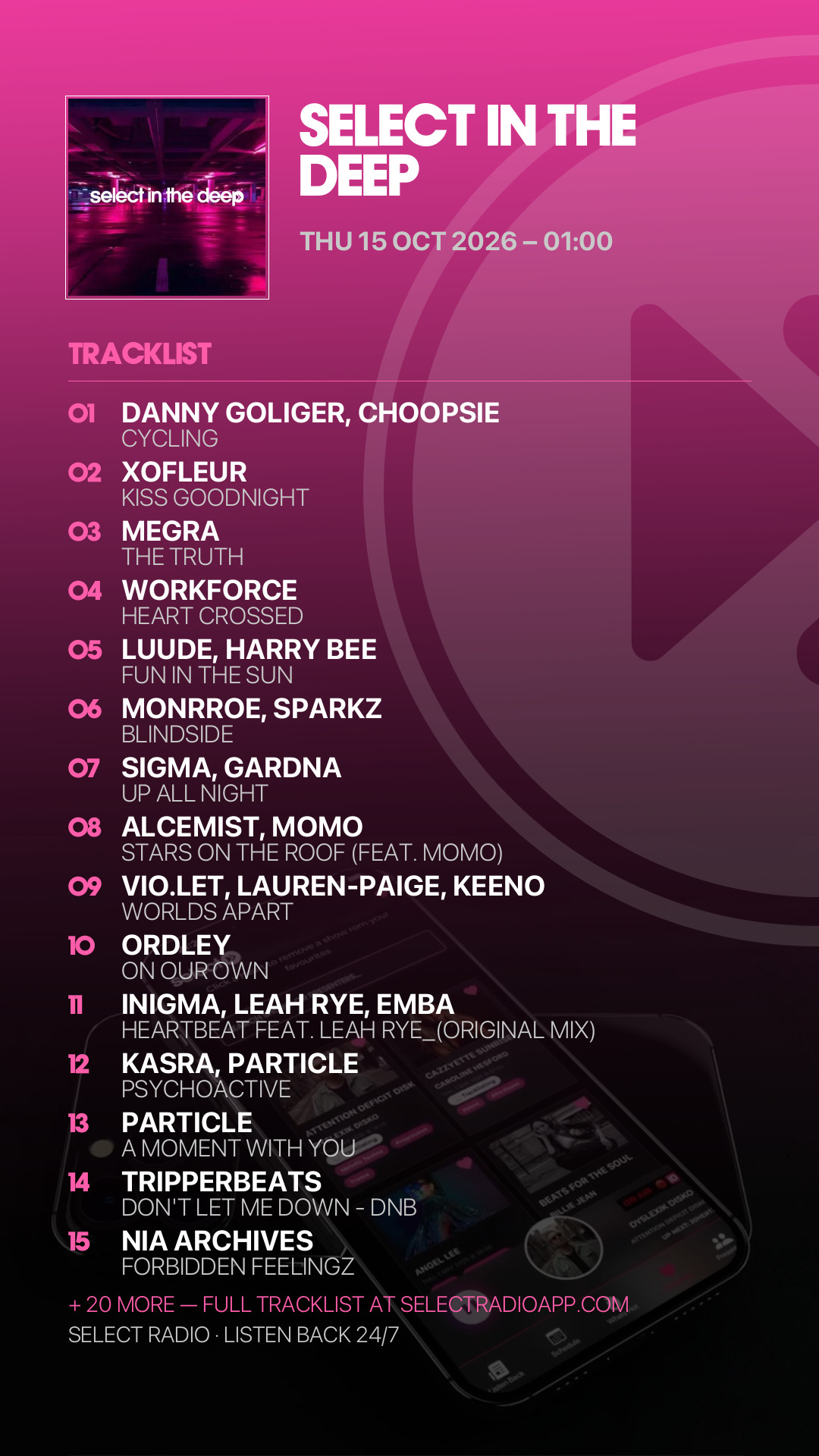 Tracklist Story Preview