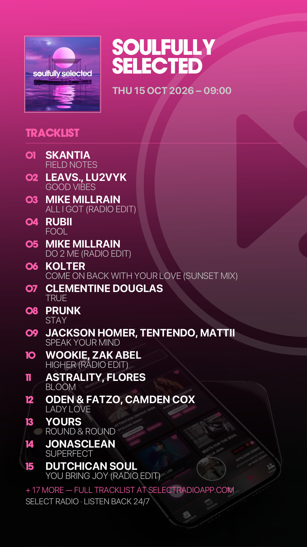 Tracklist Story Preview