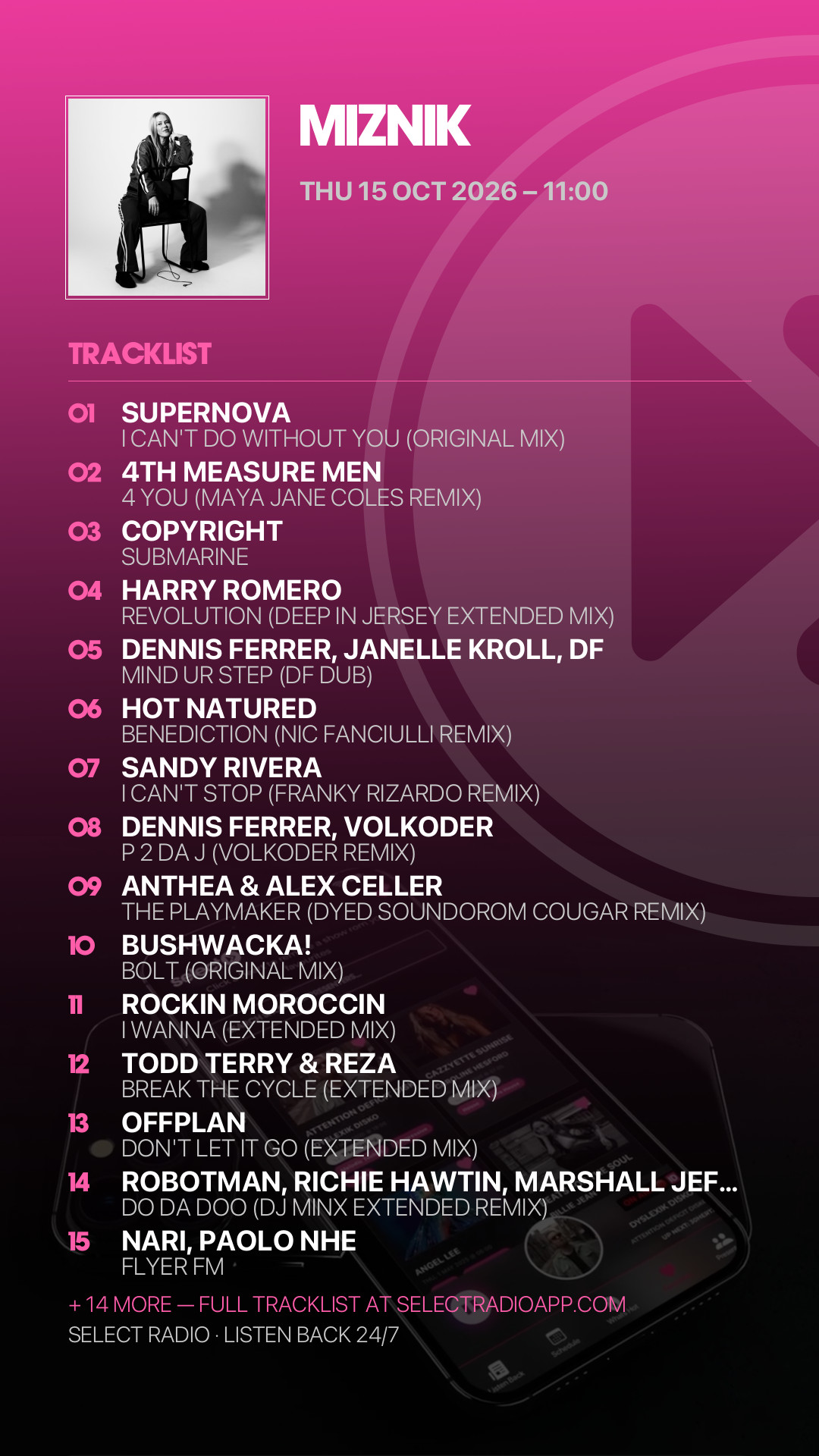 Tracklist Story Preview