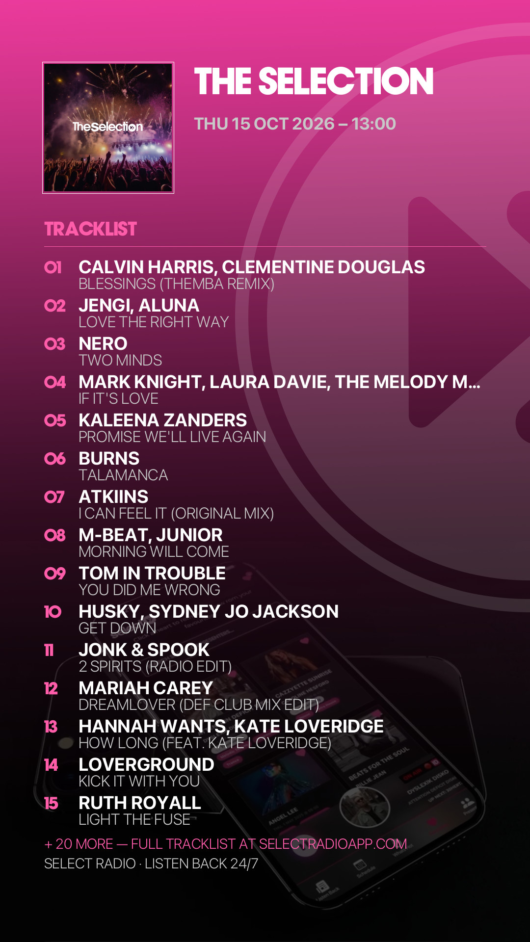Tracklist Story Preview