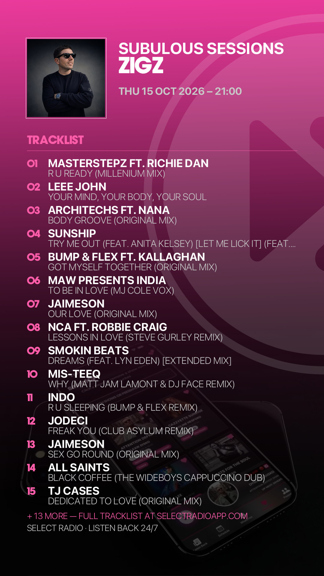 Tracklist Story Preview