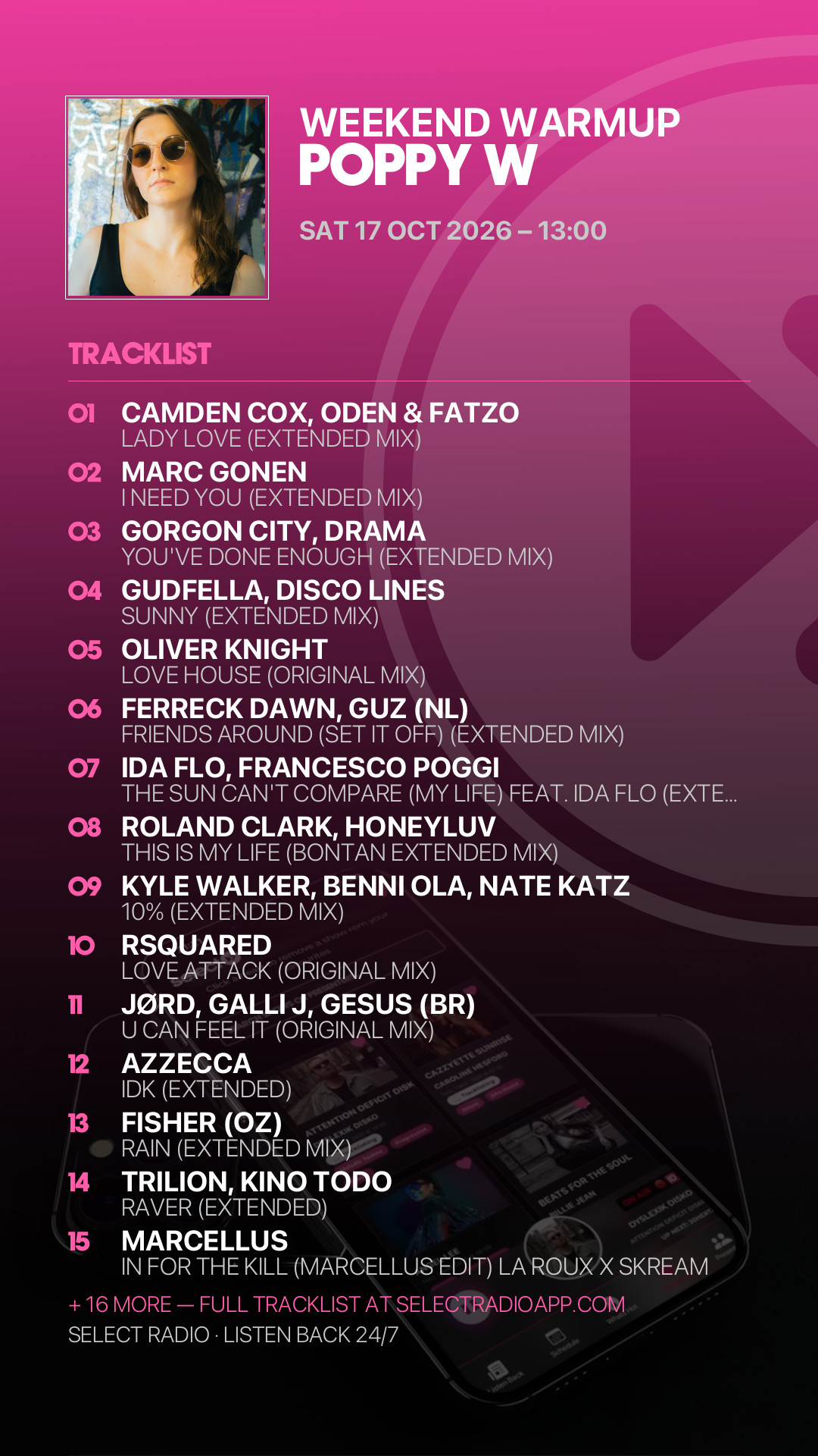 Tracklist Story Preview