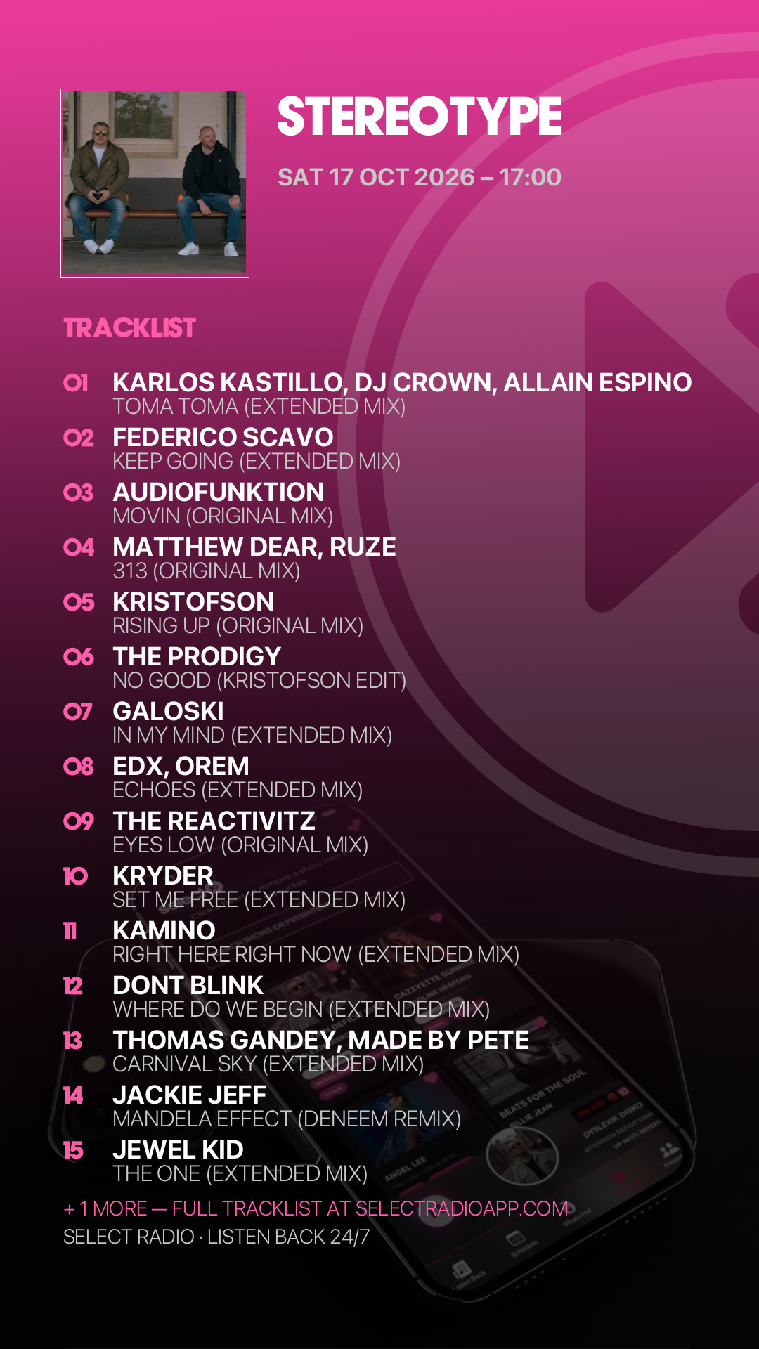 Tracklist Story Preview