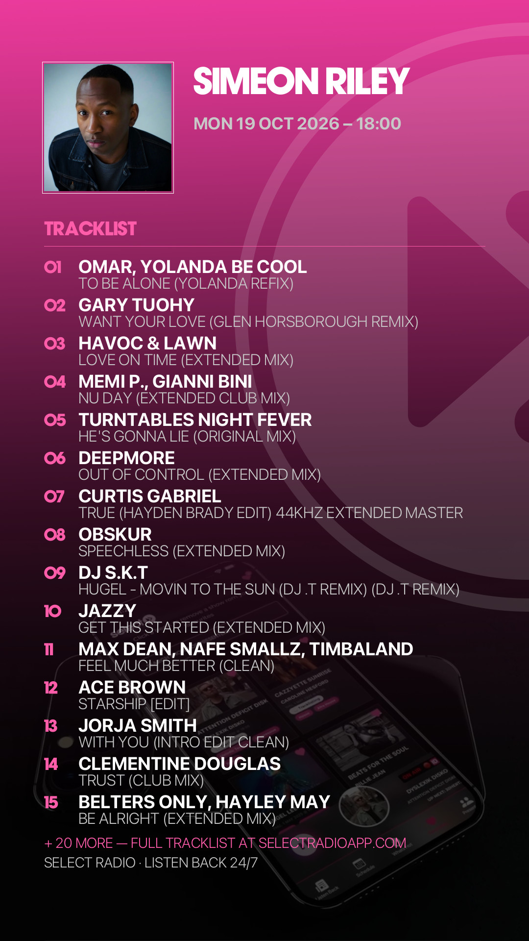 Tracklist Story Preview