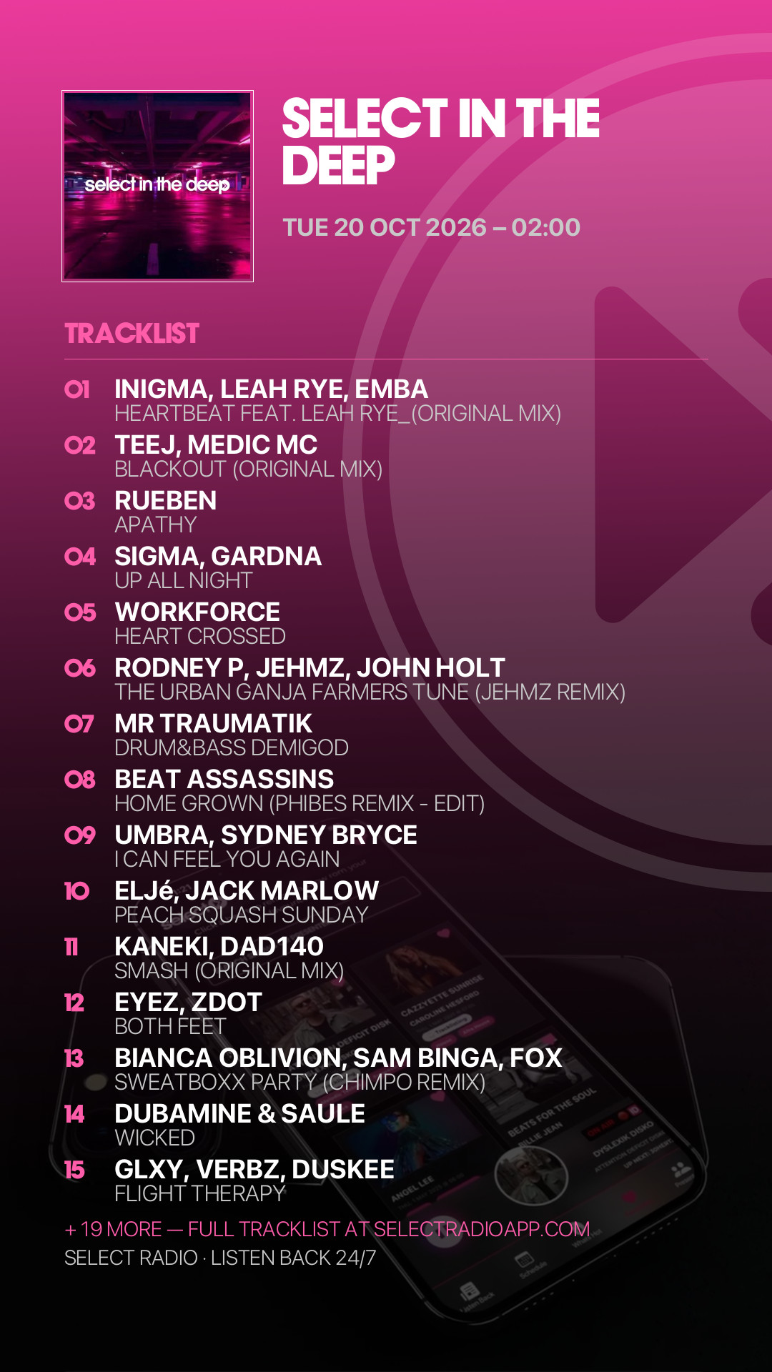 Tracklist Story Preview