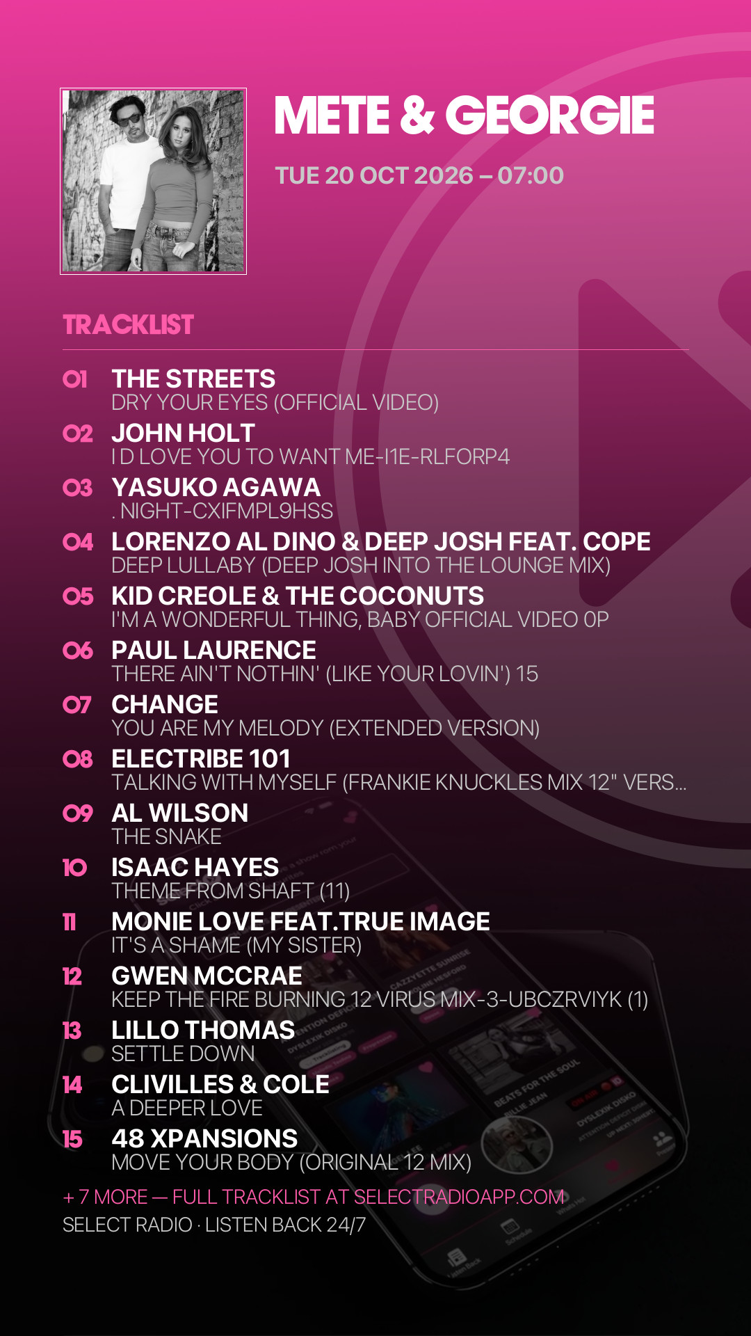 Tracklist Story Preview