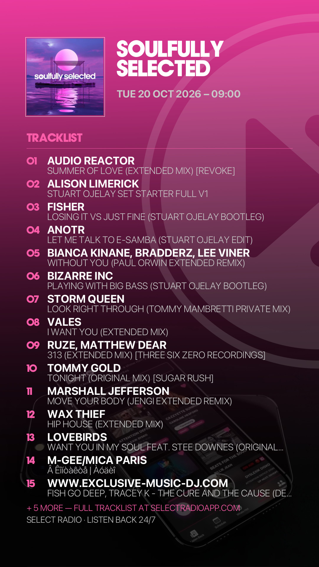 Tracklist Story Preview