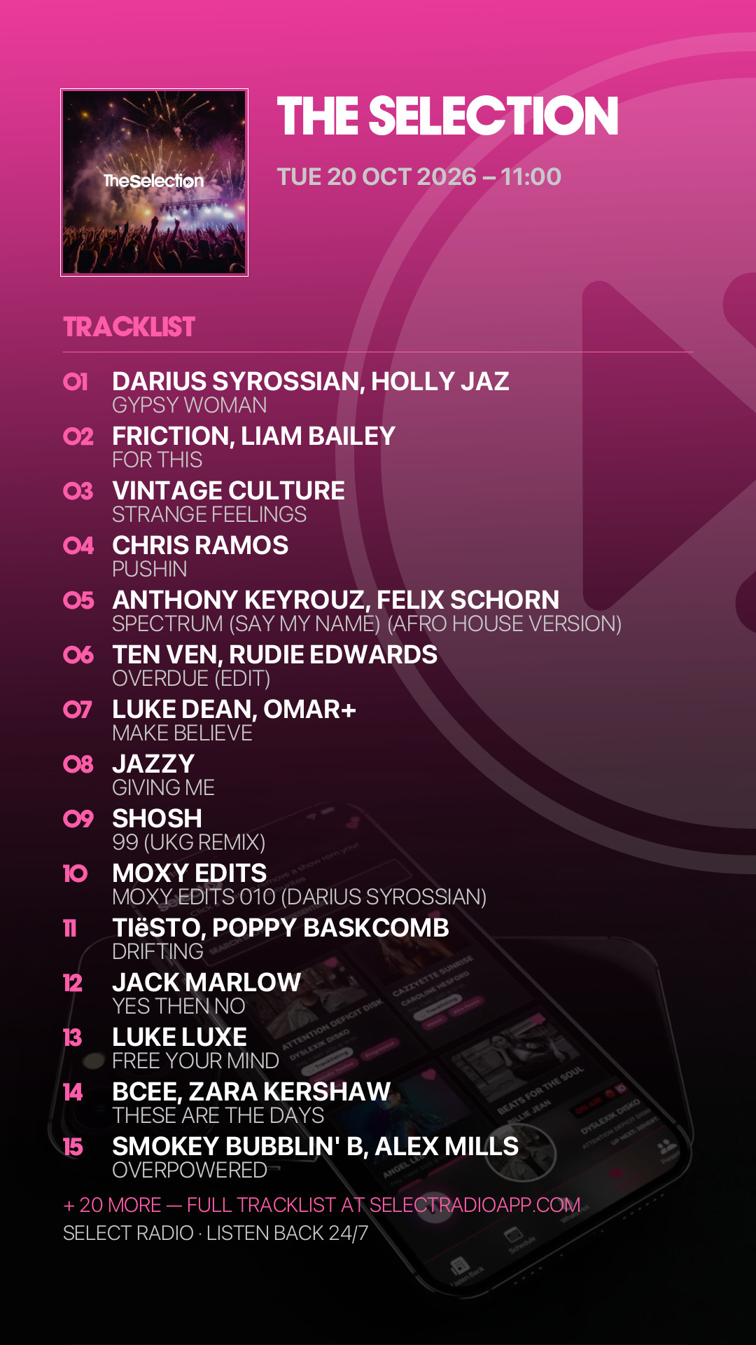 Tracklist Story Preview