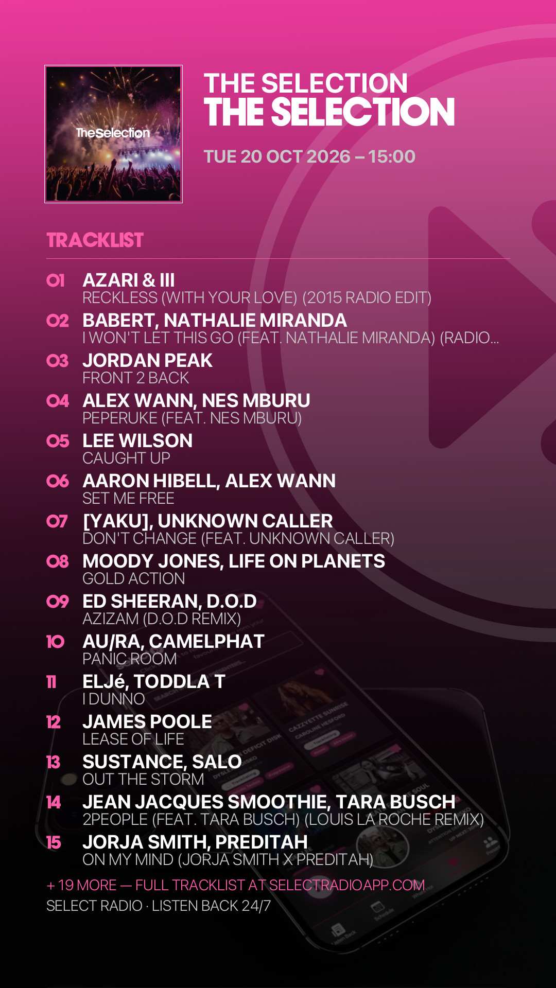 Tracklist Story Preview