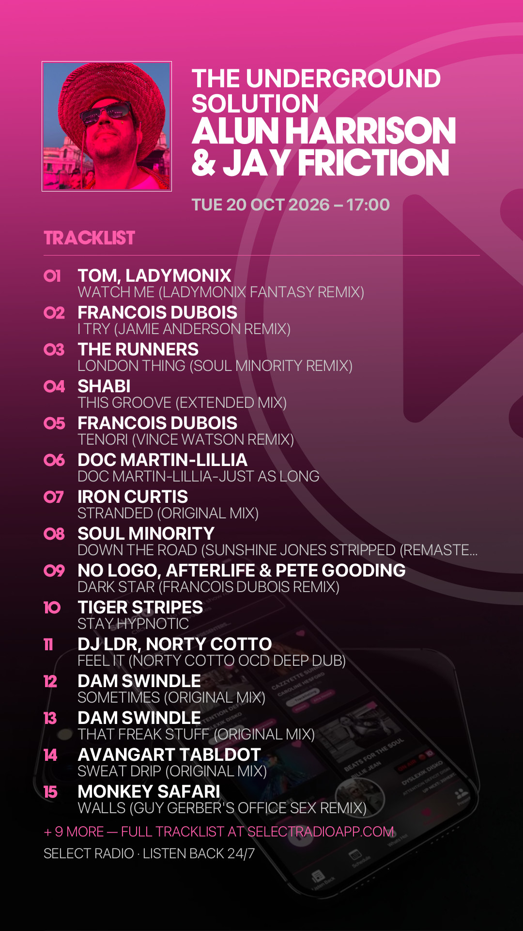 Tracklist Story Preview