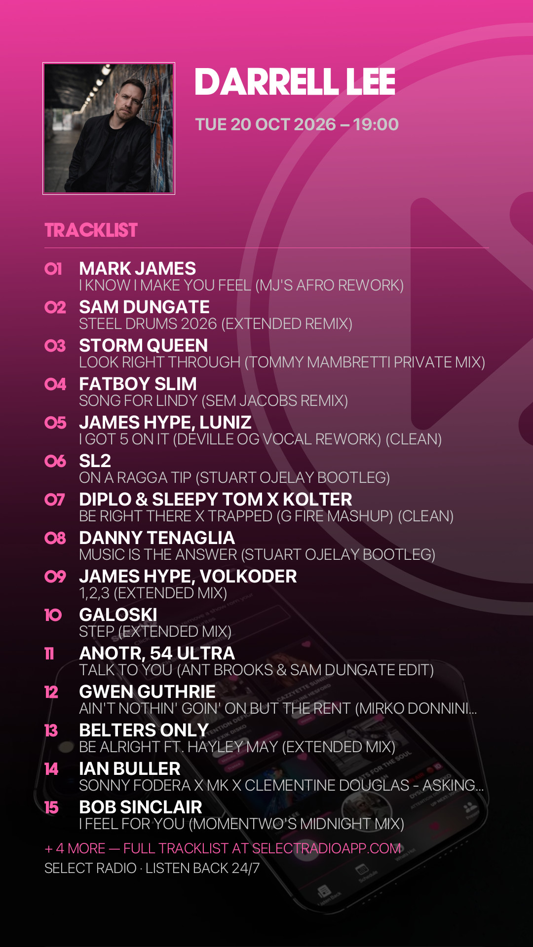 Tracklist Story Preview