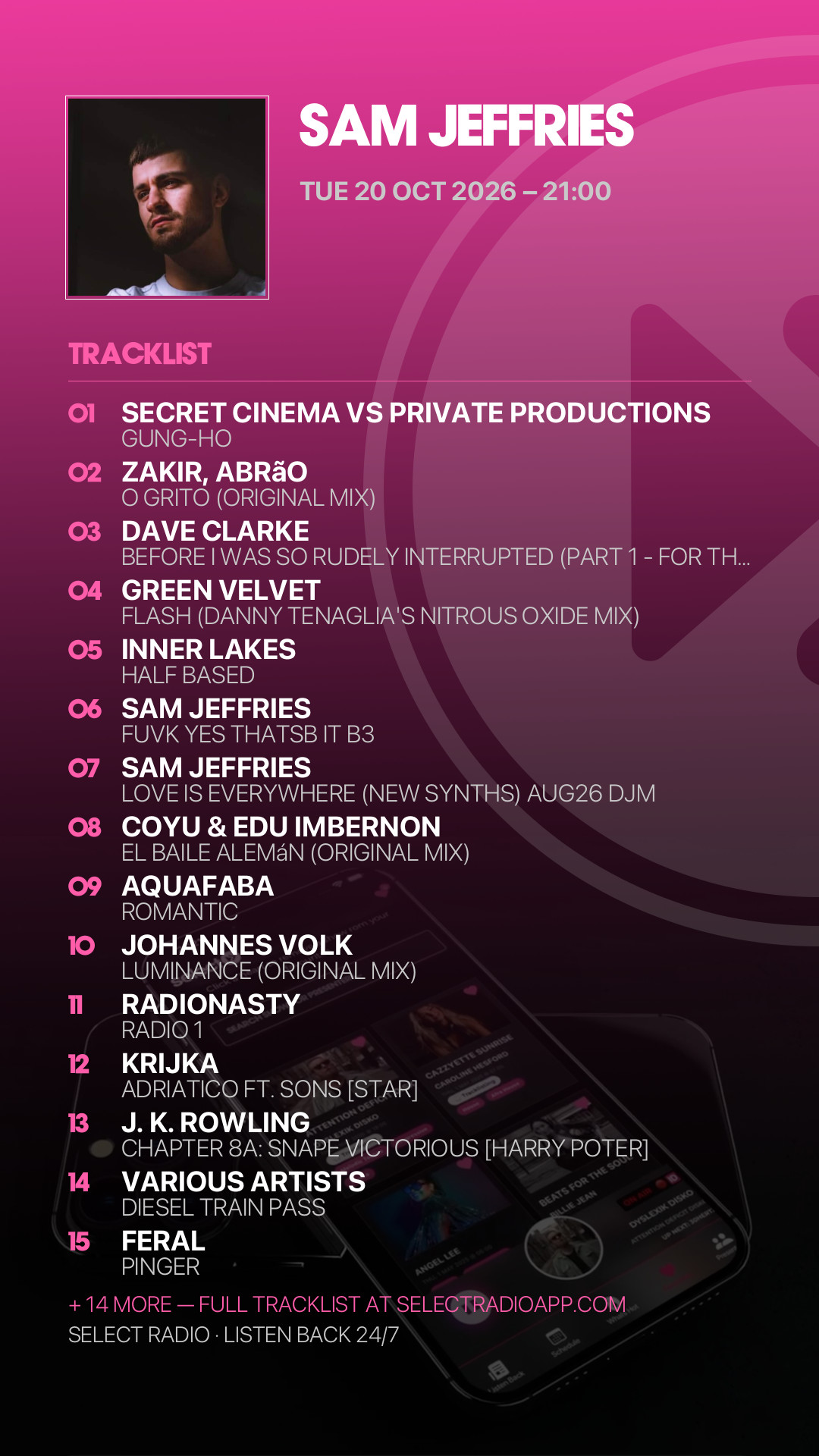 Tracklist Story Preview