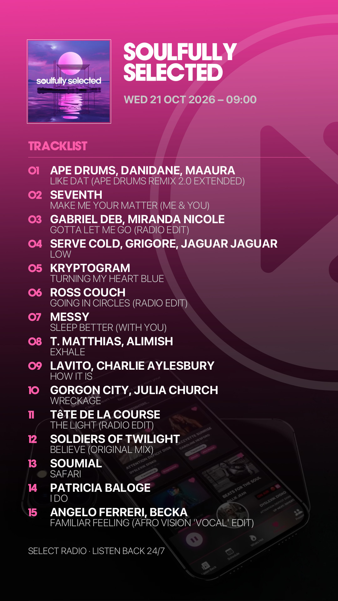 Tracklist Story Preview