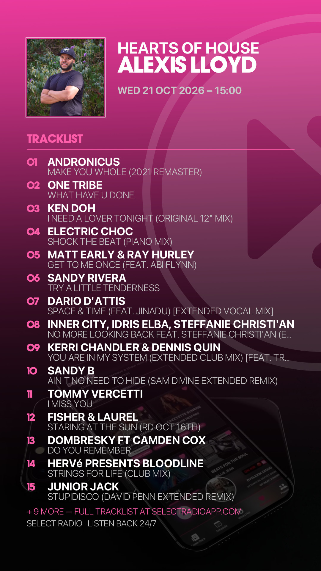 Tracklist Story Preview