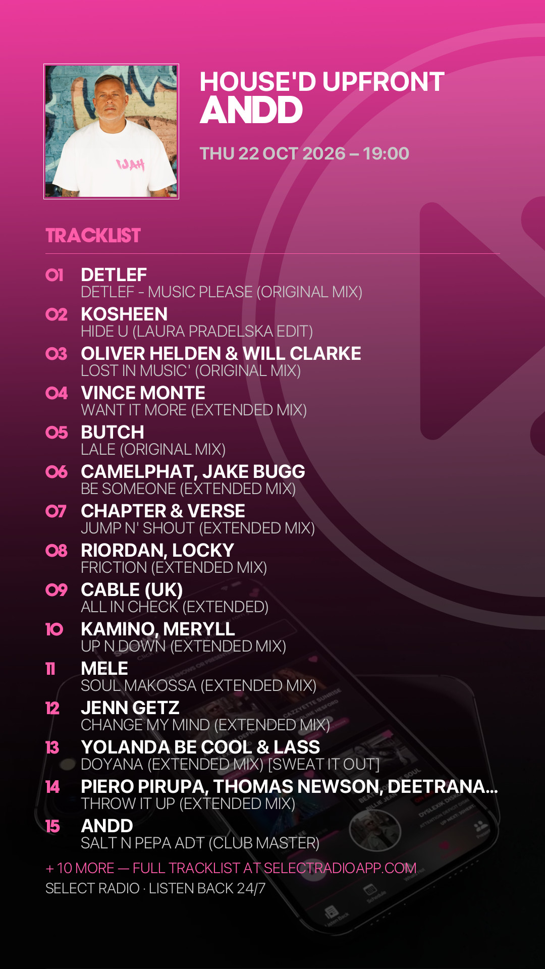 Tracklist Story Preview