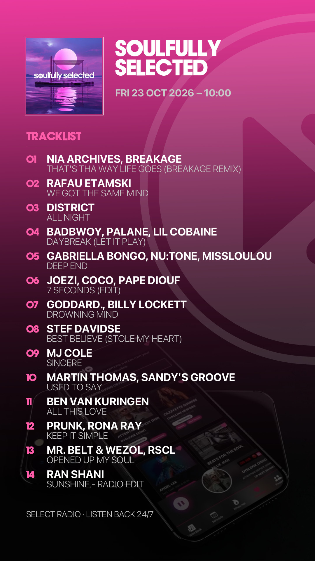 Tracklist Story Preview