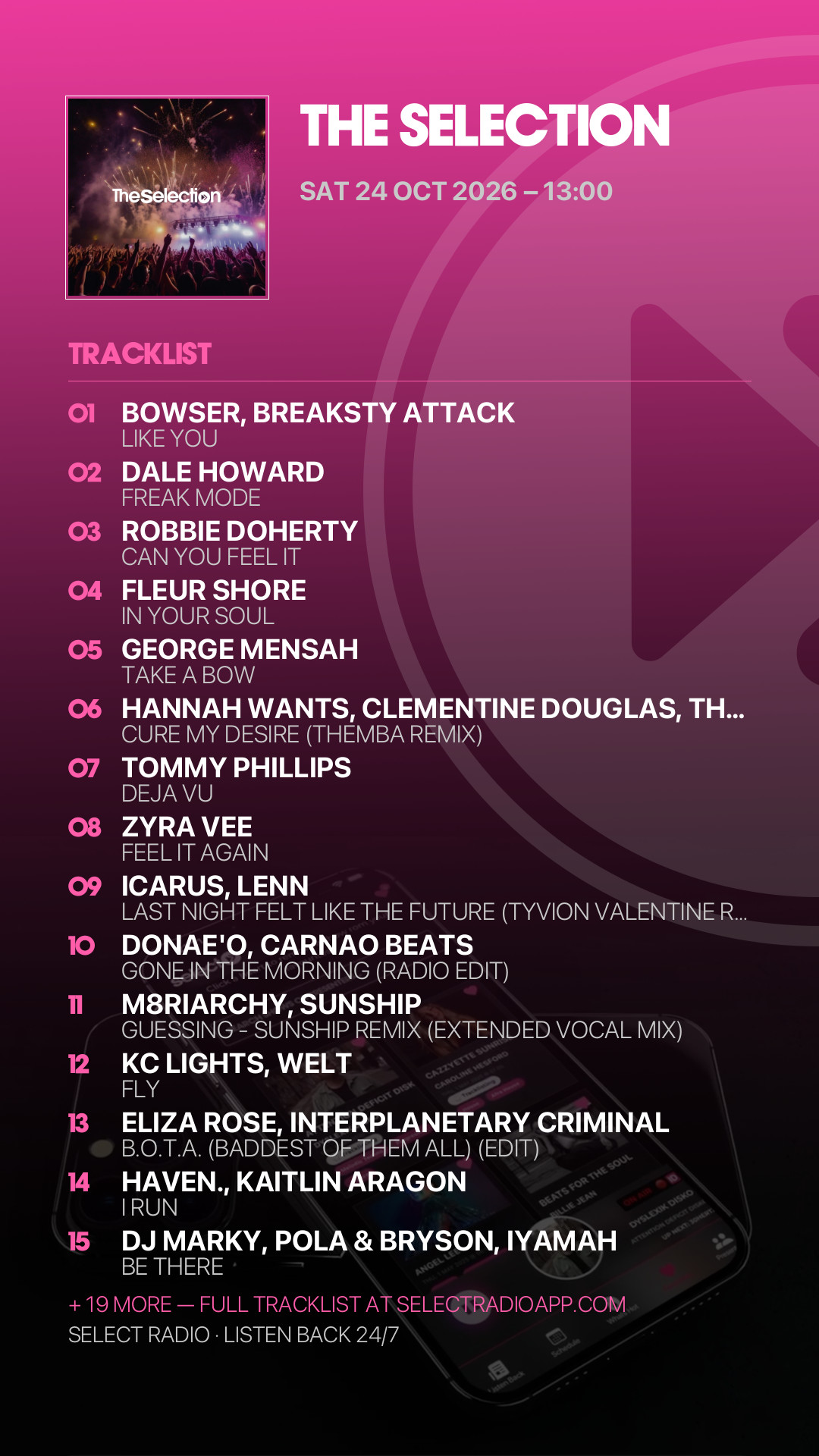 Tracklist Story Preview