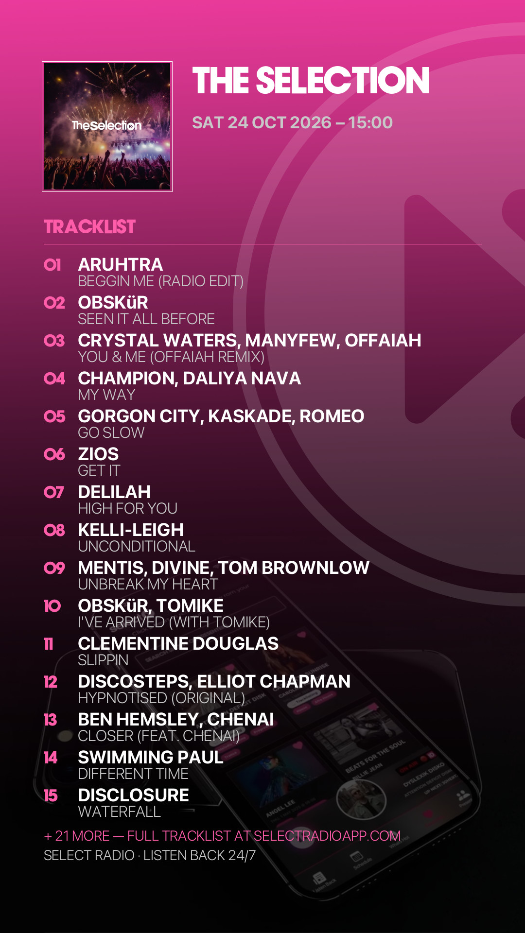Tracklist Story Preview