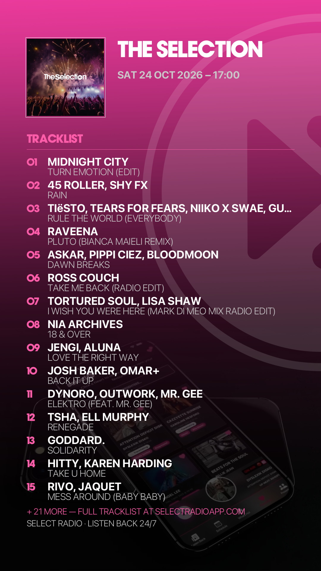Tracklist Story Preview