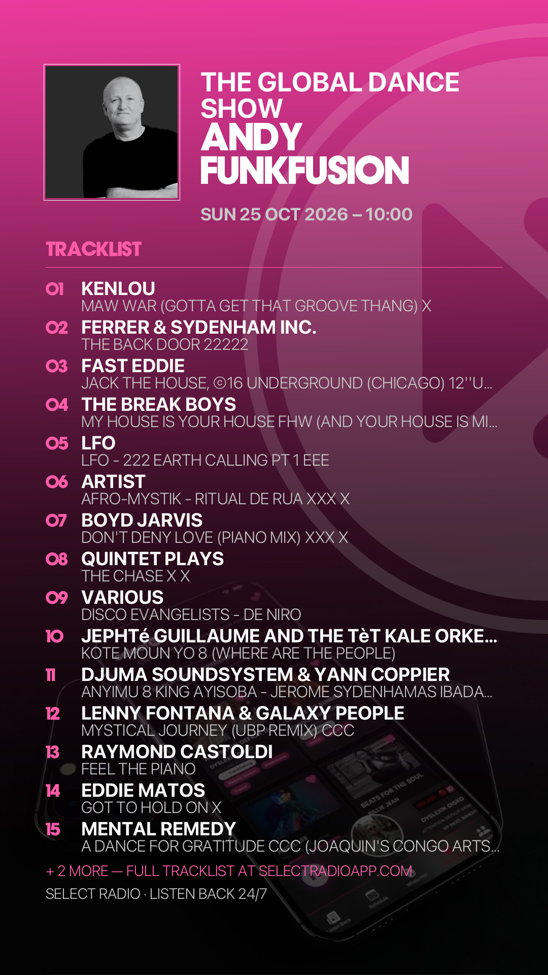 Tracklist Story Preview