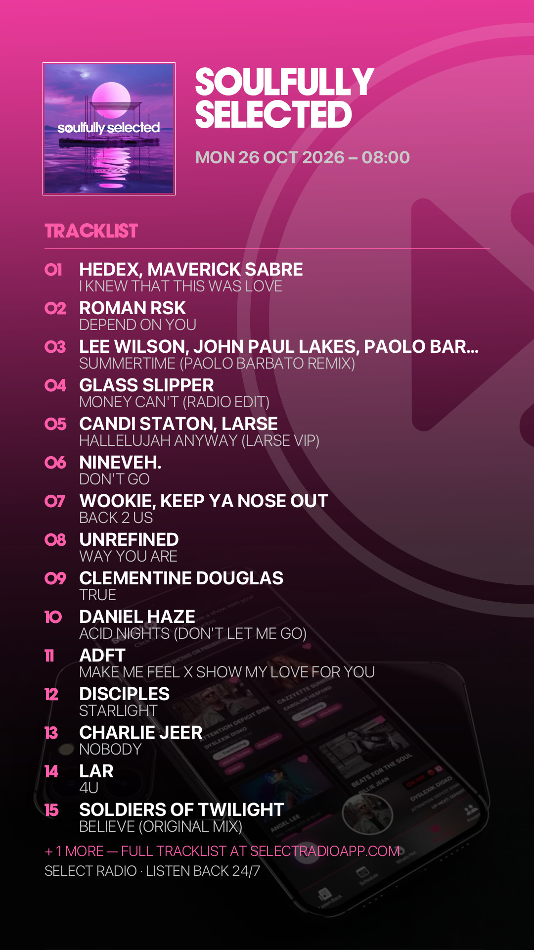 Tracklist Story Preview