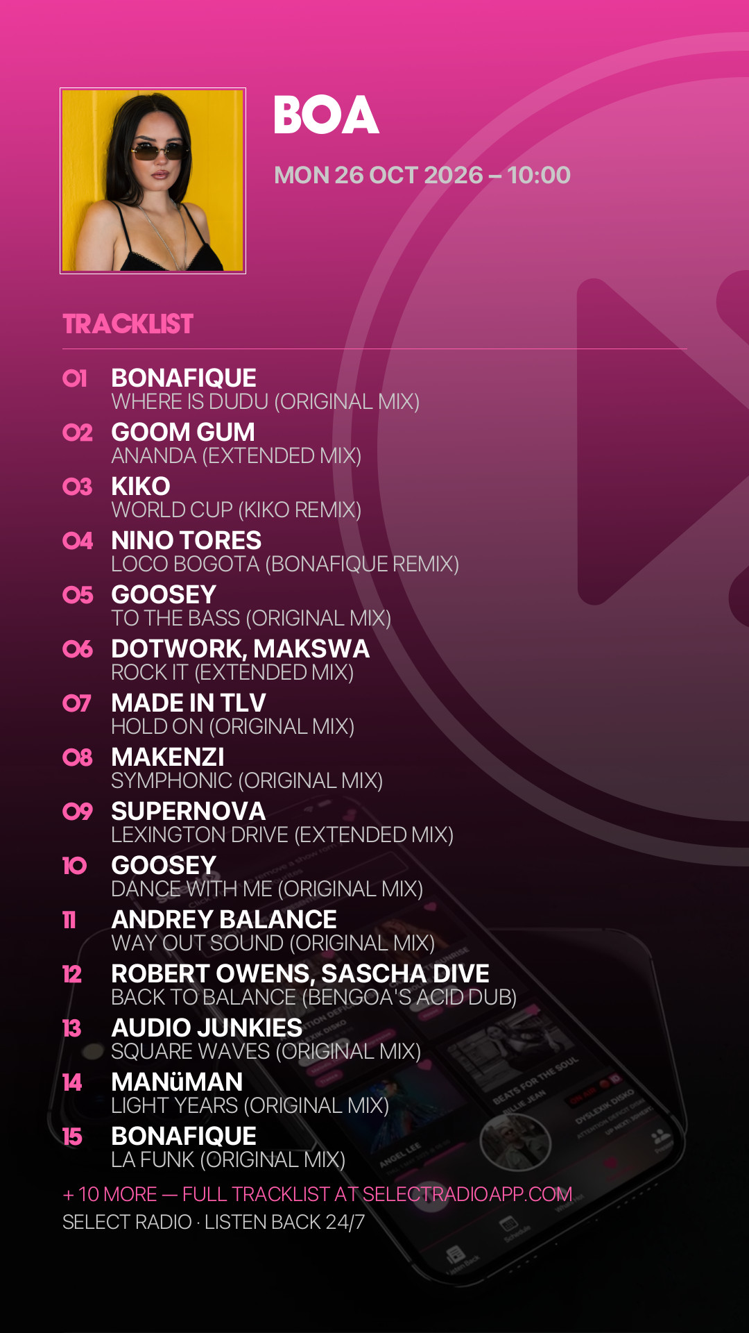 Tracklist Story Preview