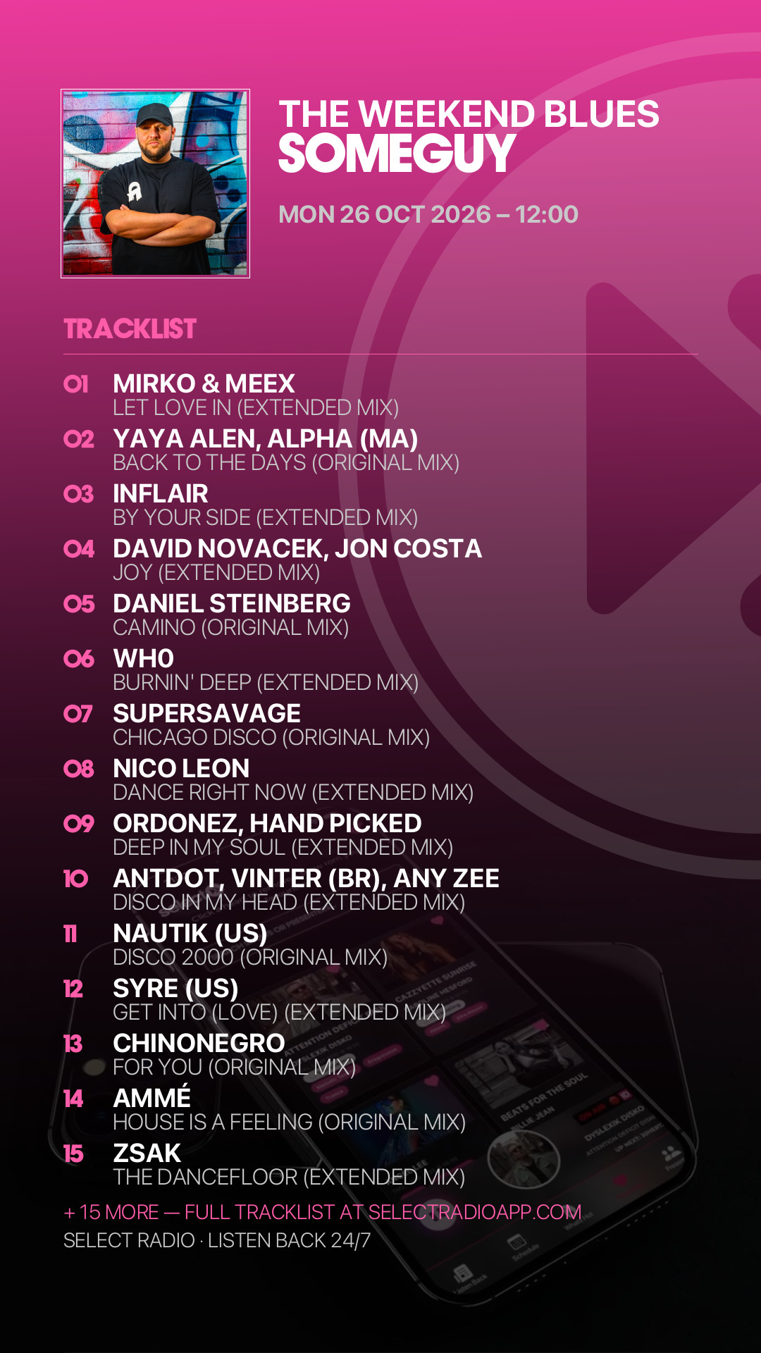 Tracklist Story Preview