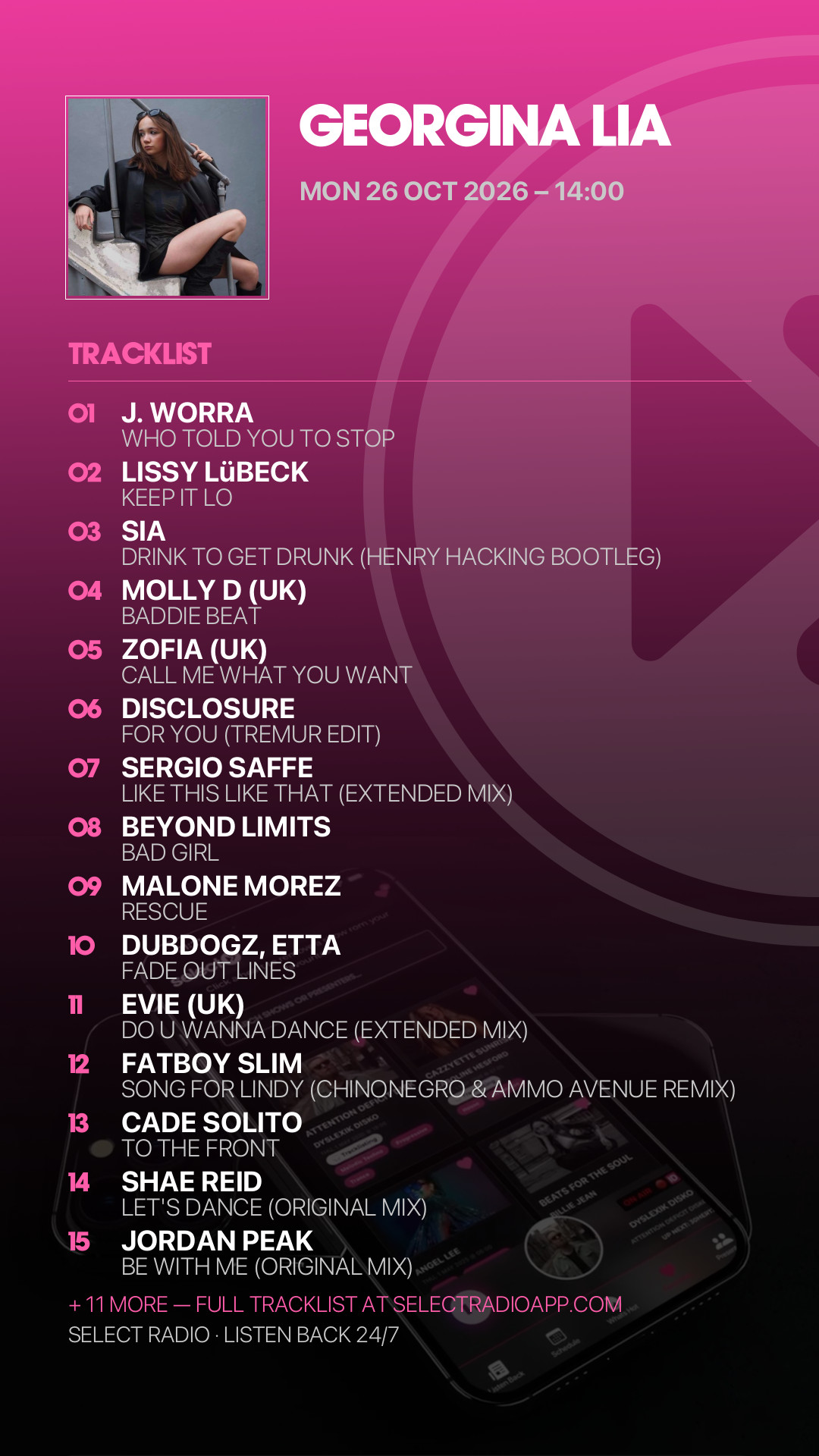 Tracklist Story Preview