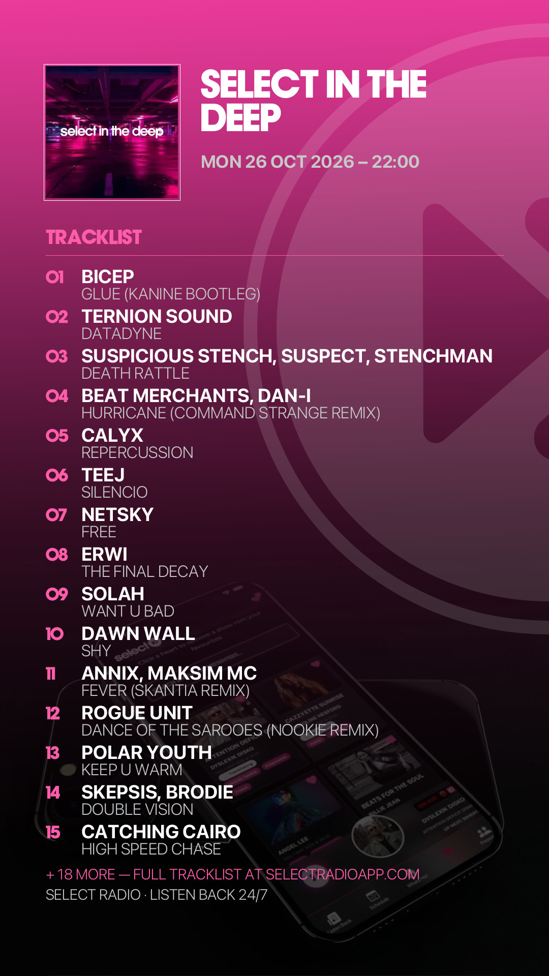 Tracklist Story Preview